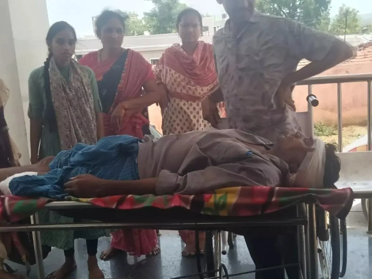 రన్నింగ్ ఆటోలో పాము.. దూకేసిన కూలీలు