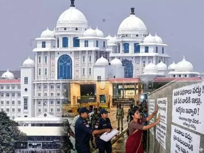 సెక్రటేరియట్ వద్ద పోస్టర్లు కలకలం