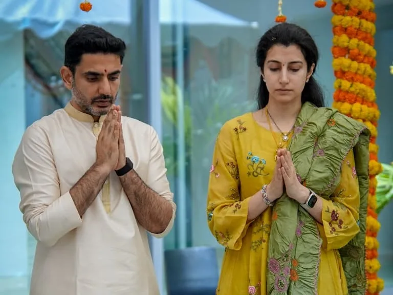 హైదరాబాద్ ఇంట్లో నారా లోకేష్, బ్రాహ్మణి స్పెషల్ పూజలు!