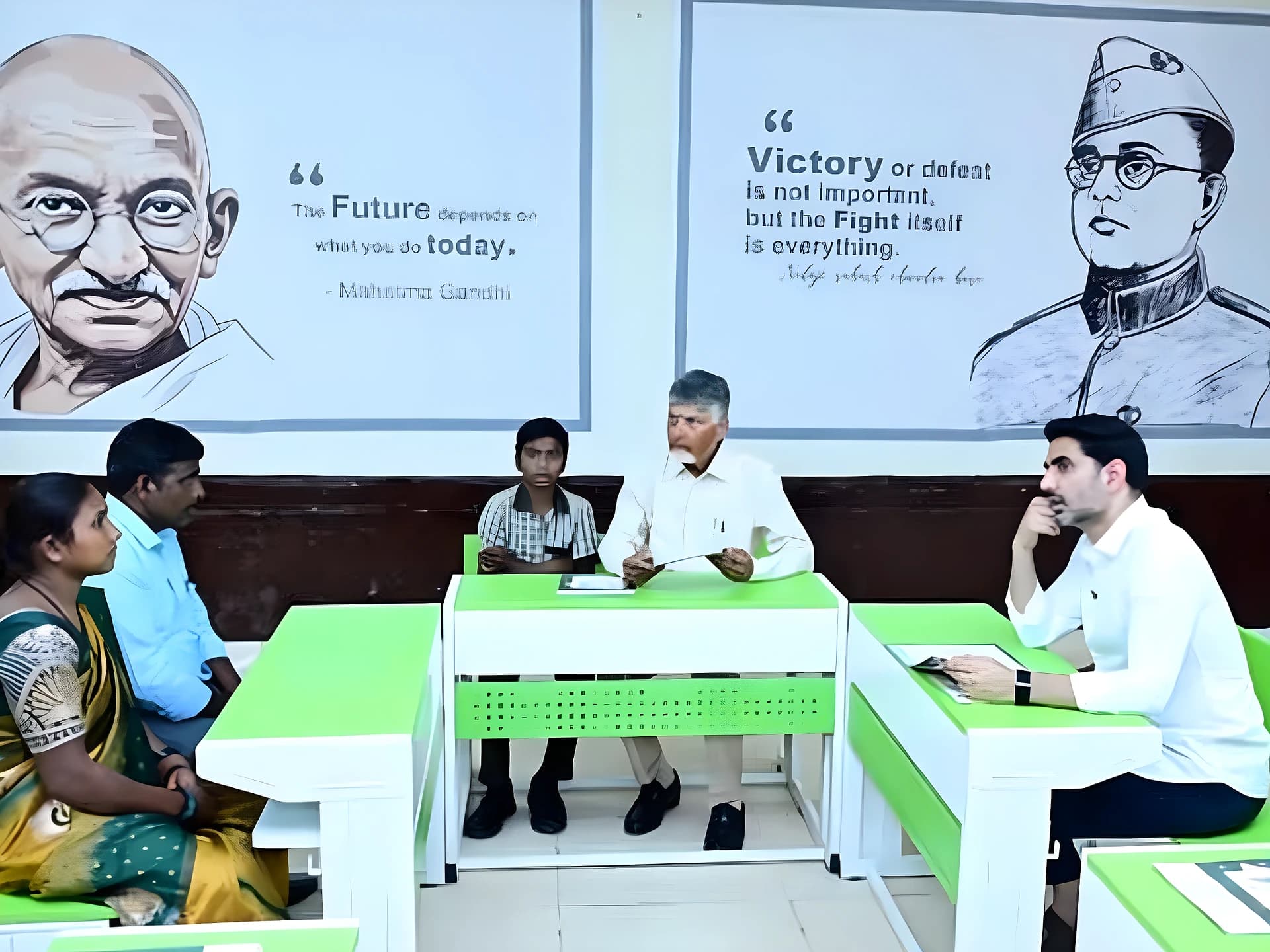 మెగా పేరెంట్-టీచర్ మీటింగ్ లో చంద్రబాబు
