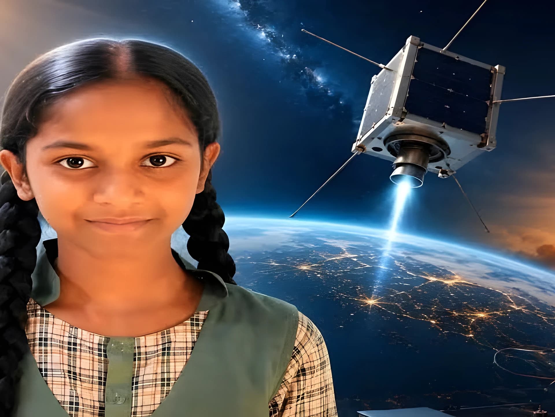 పేదరికాన్ని జయించి స్పేస్ మిషన్లో చోటు