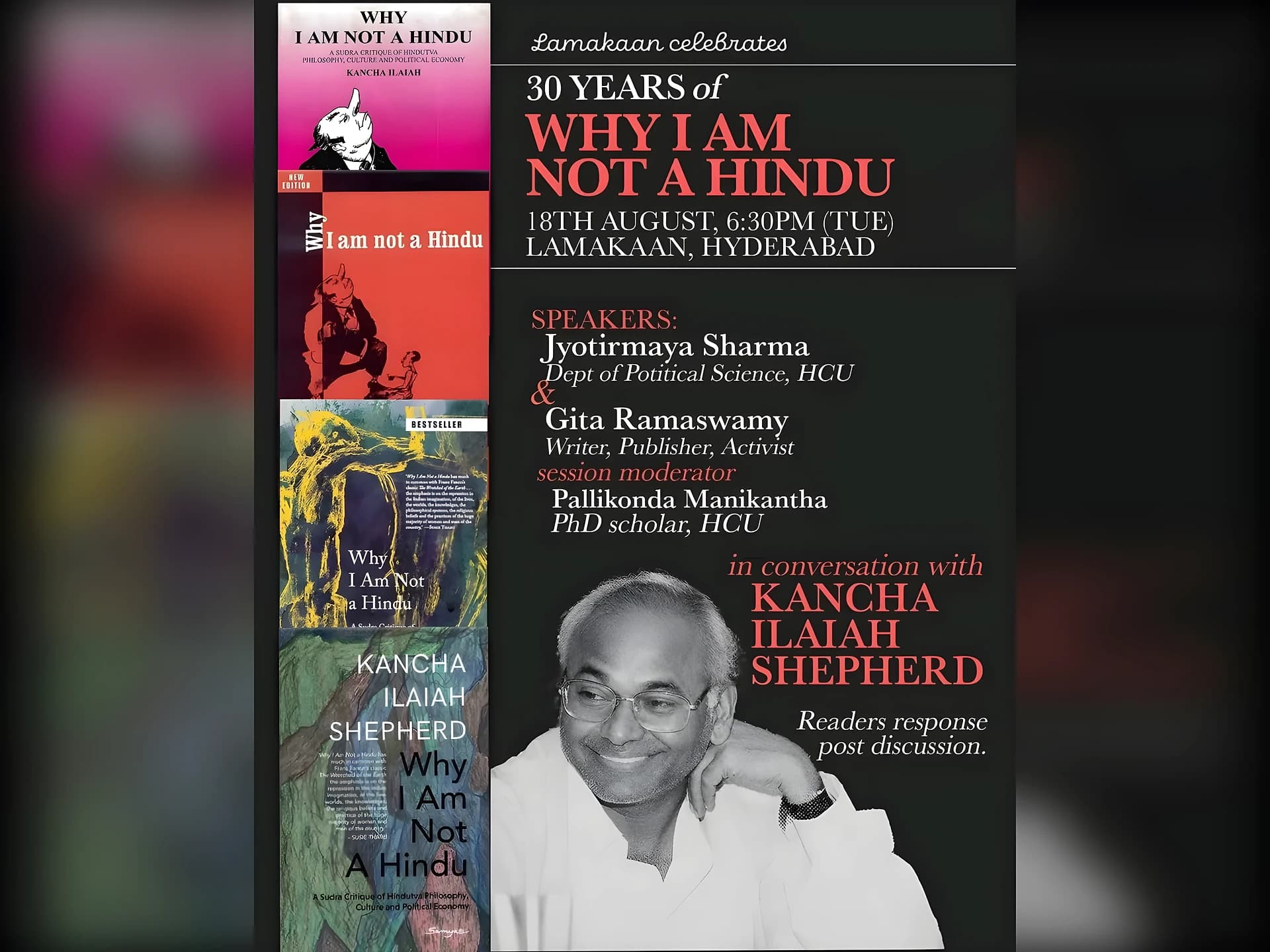 ‘Why I Am Not a Hindu’ పుస్తకానికి 30 ఏళ్లు