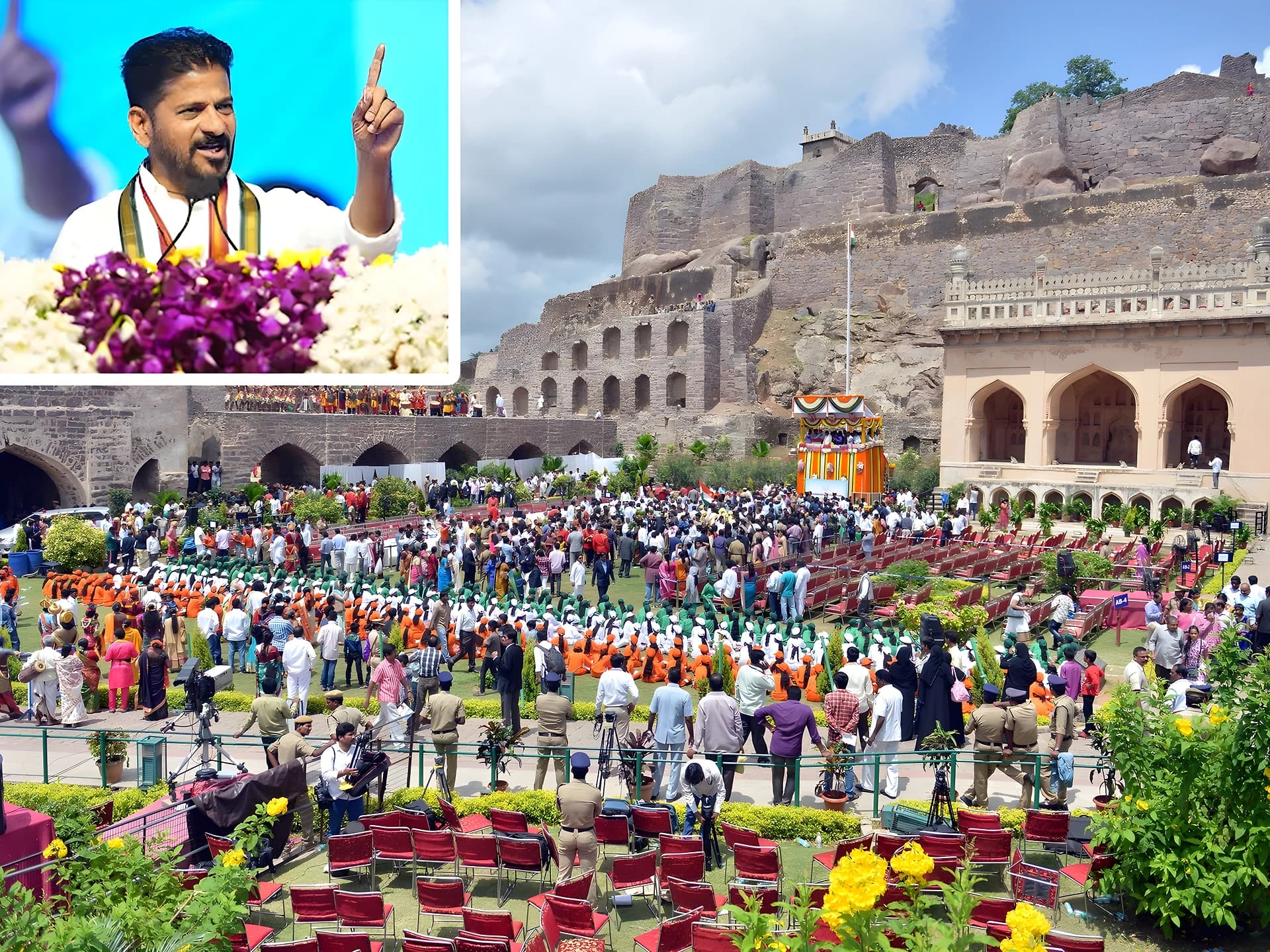 గోల్కొండ ఫోర్ట్లో గ్రాండ్గా 'ఇండిపెండెన్స్ డే' వేడుకలు