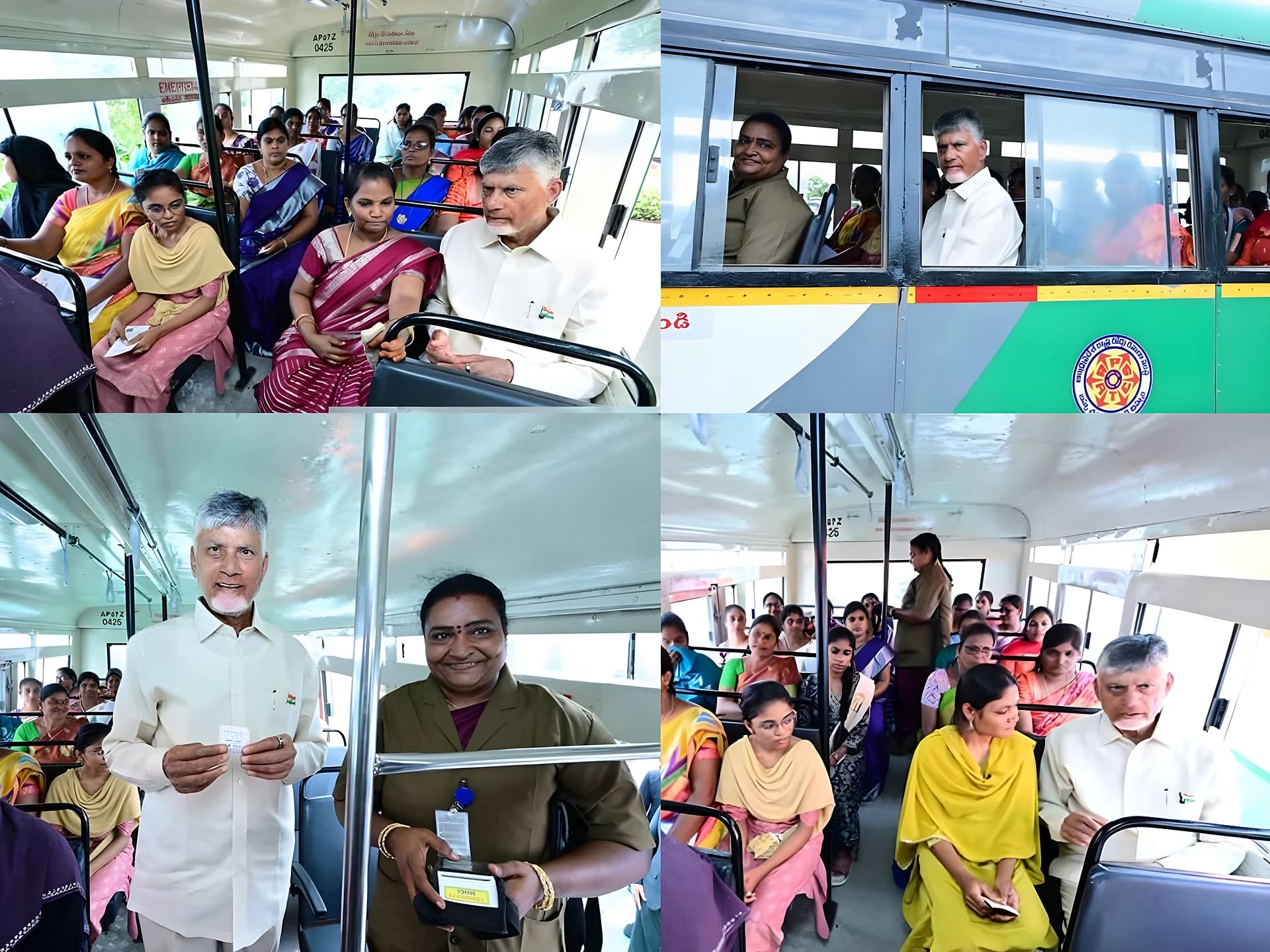 ఫ్రీ బస్సుకు సంవత్సరం పూర్తి.. మహిళలతో CM జర్నీ