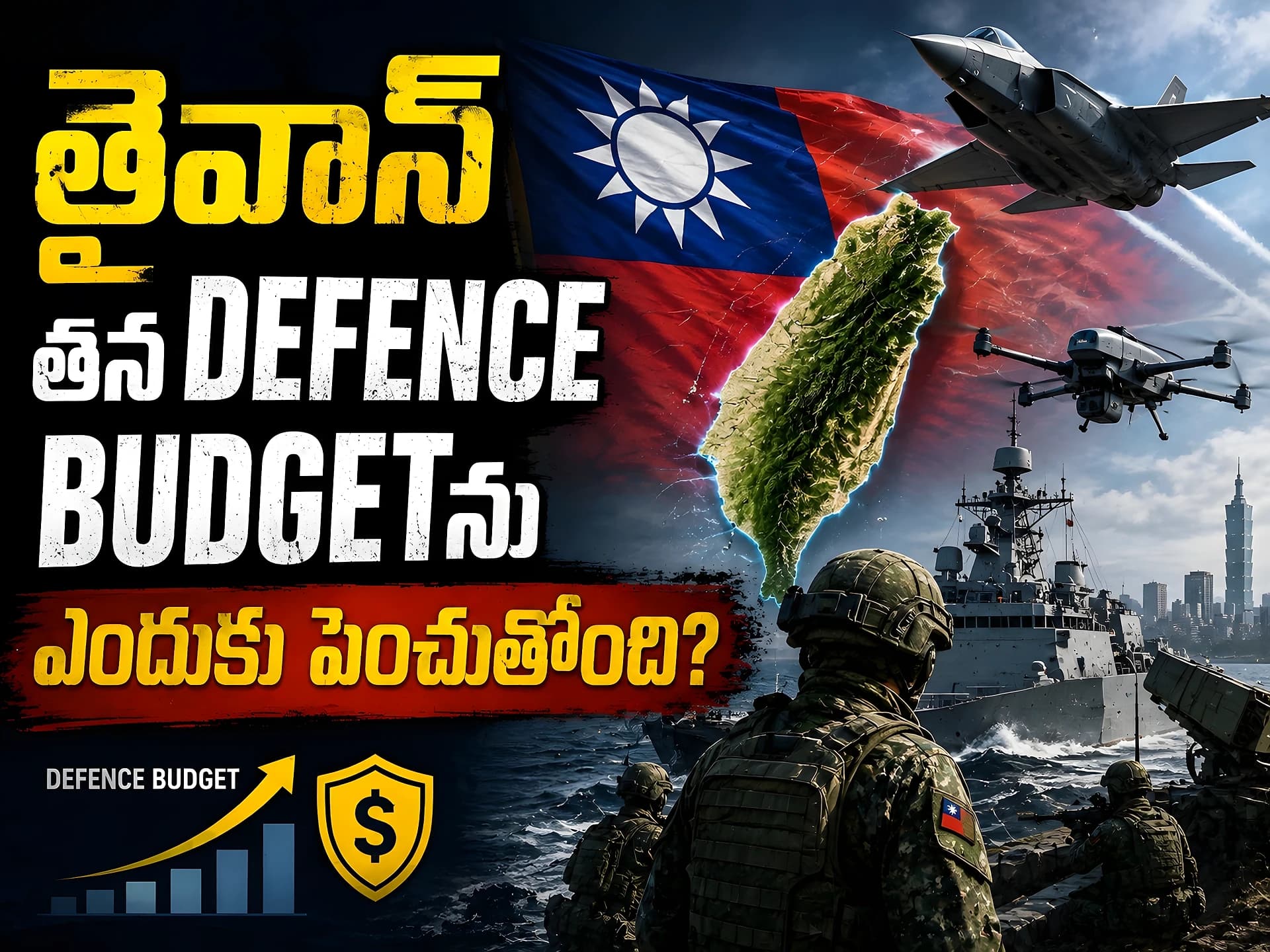 తైవాన్ తన డిఫెన్స్ బడ్జెట్ను ఎందుకు పెంచుతోంది?