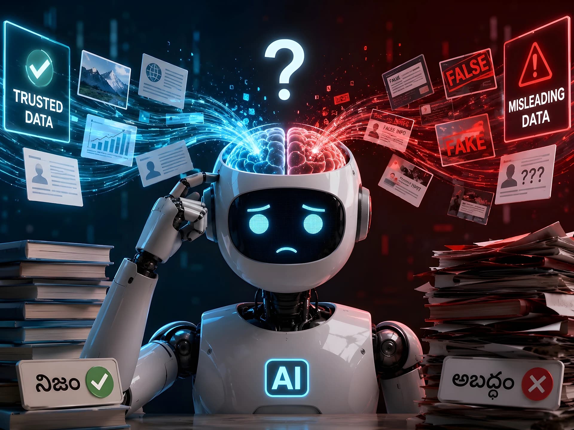 🤖 AIకి తప్పు సమాచారం నేర్పితే? 🤔