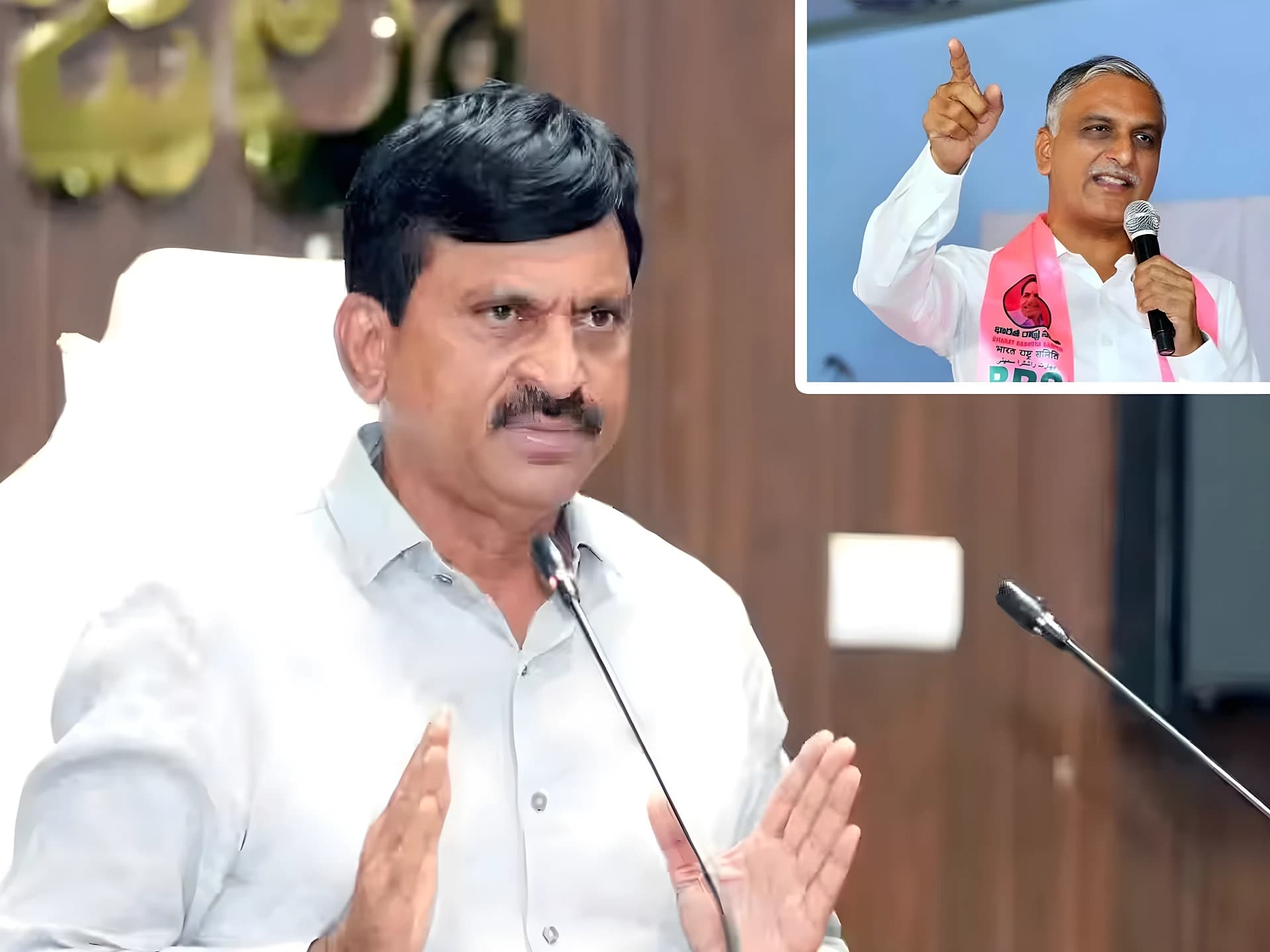 ‘అబద్ధాల రావు’ అంటూ హరీశ్పై పొంగులేటి ఫైర్