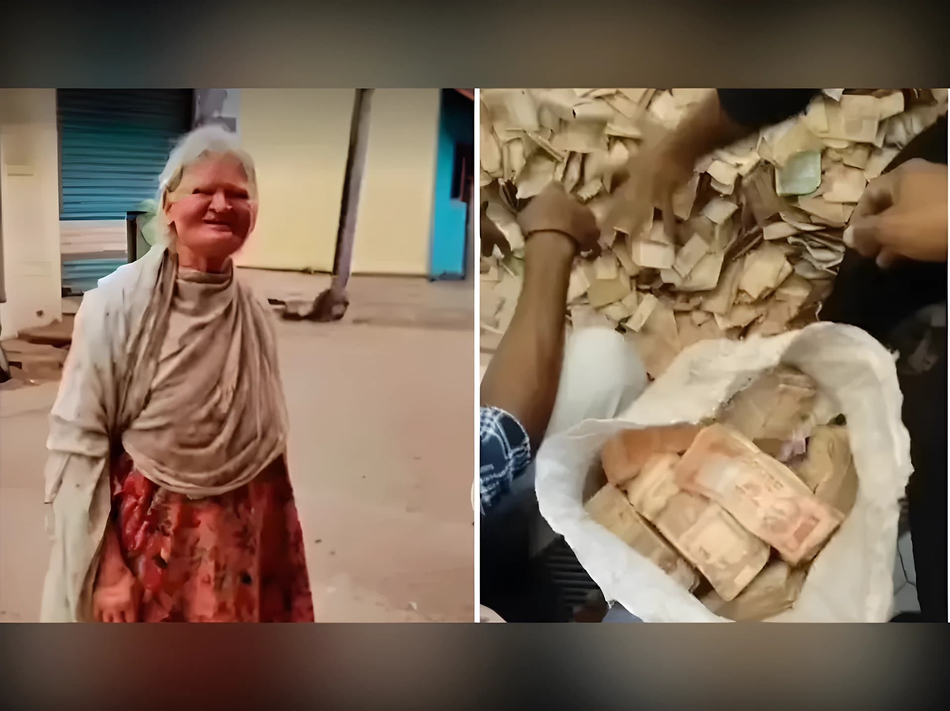 కర్ణాటకలో భిక్షగత్తె మృతి…ఇంట్లో ₹8.40 లక్షలు