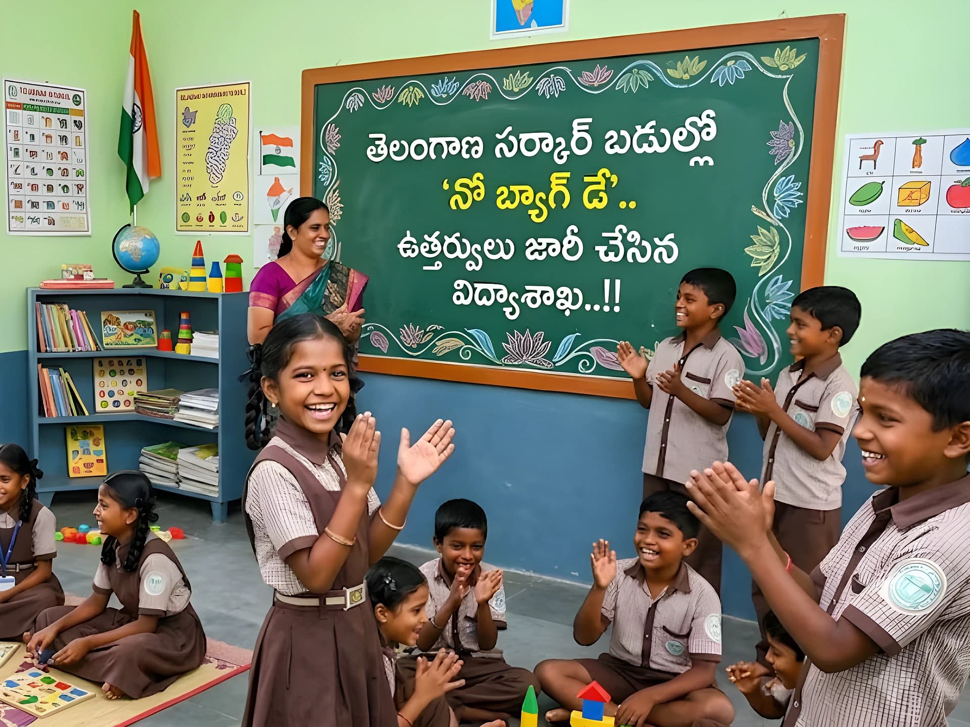 తెలంగాణ స్కూల్స్లో ‘No Bag Day’.. బ్యాగ్కు బ్రేక్!