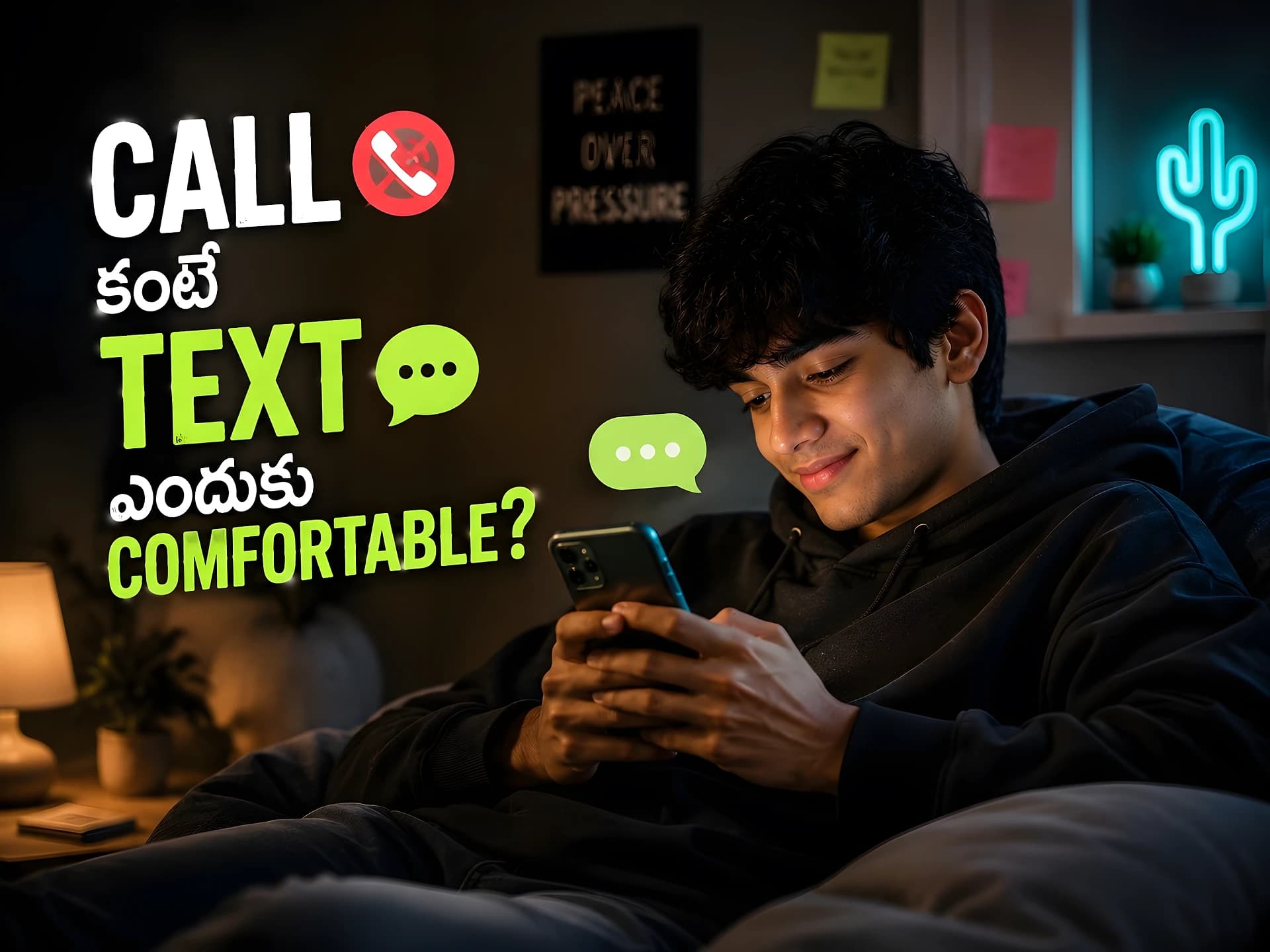 కాల్ వస్తే టెన్షన్.. మెసేజ్ వస్తే మాత్రం ఈజీ!
