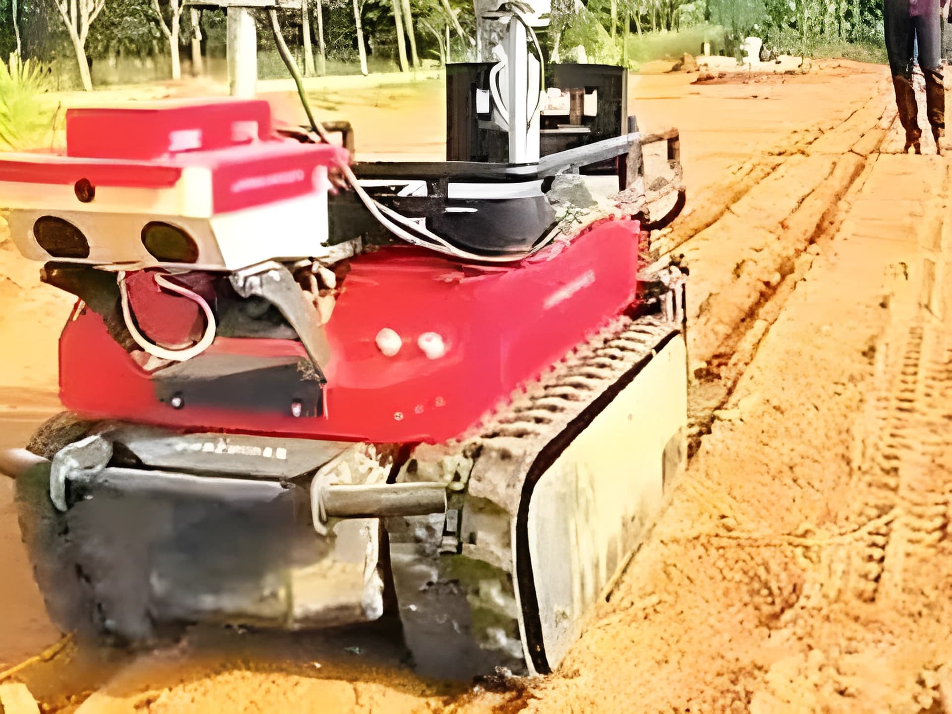 ఆయిల్పామ్ సాగులో రోబోటిక్ సాయం