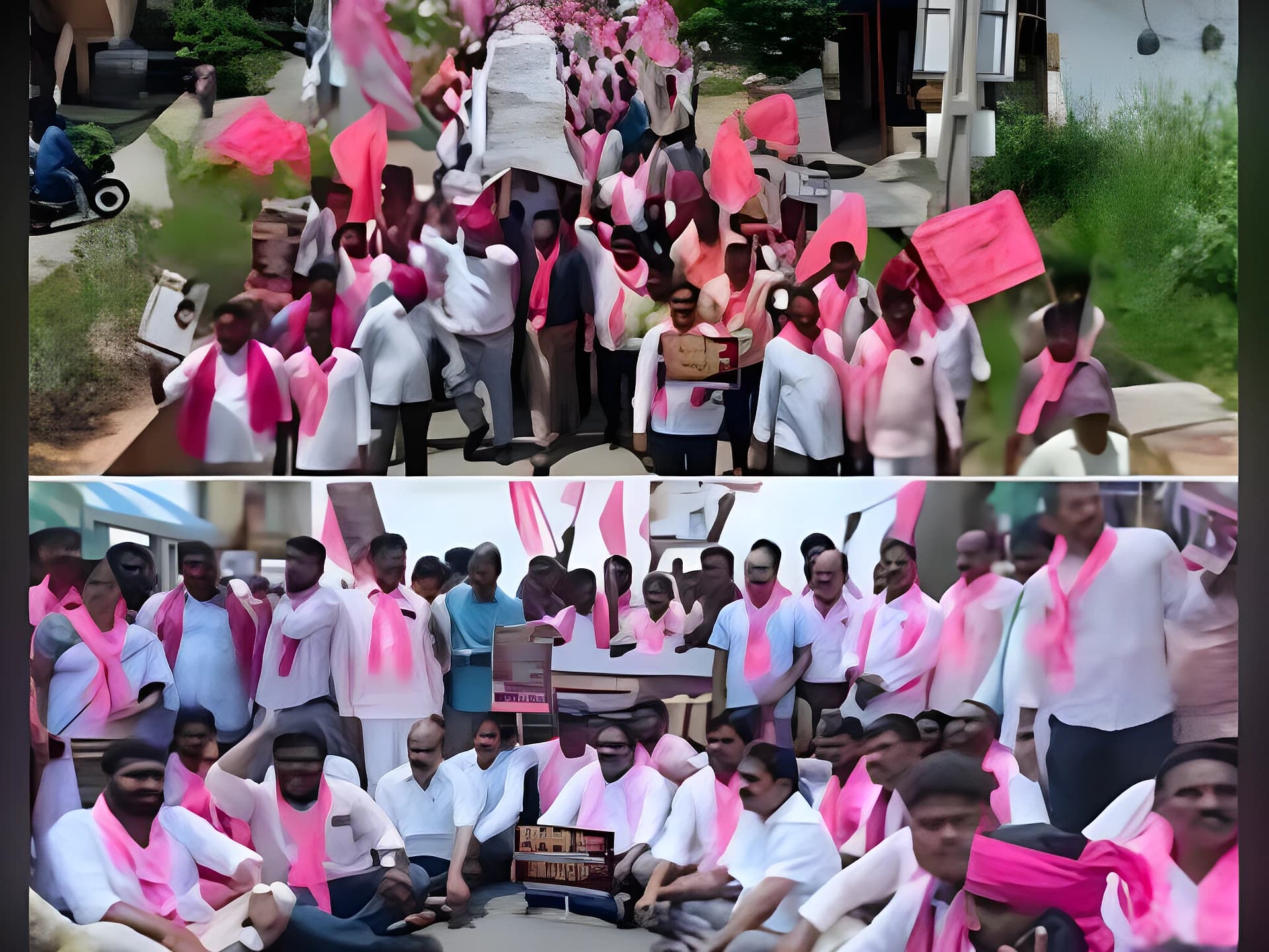 ఫీజు రీయింబర్స్మెంట్ కోసం BRS నిరసన ర్యాలీ
