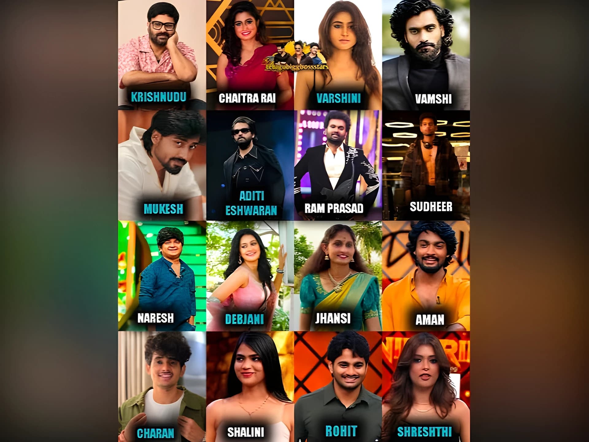 బిగ్ బాస్ హౌస్లోకి వెళ్లిన 16 మంది వీళ్లే!