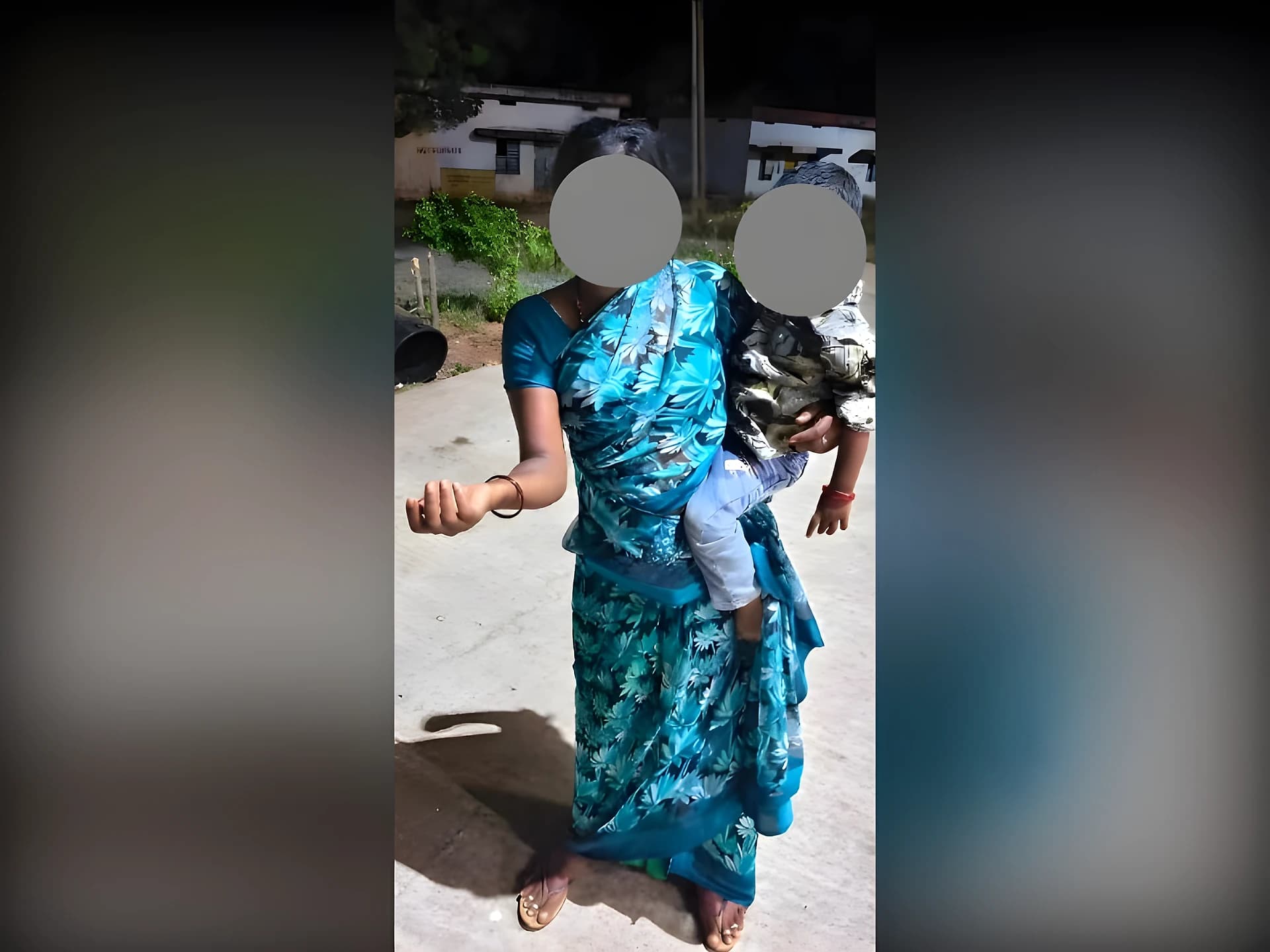 దళిత మహిళపై పోలీసుల దాడి?