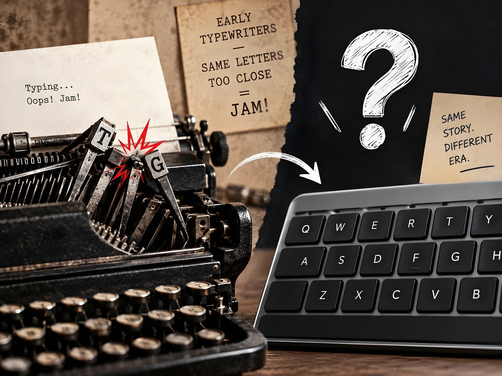 ⌨️ Keyboardని ఎవరు ఇలా గందరగోళం చేశారు?