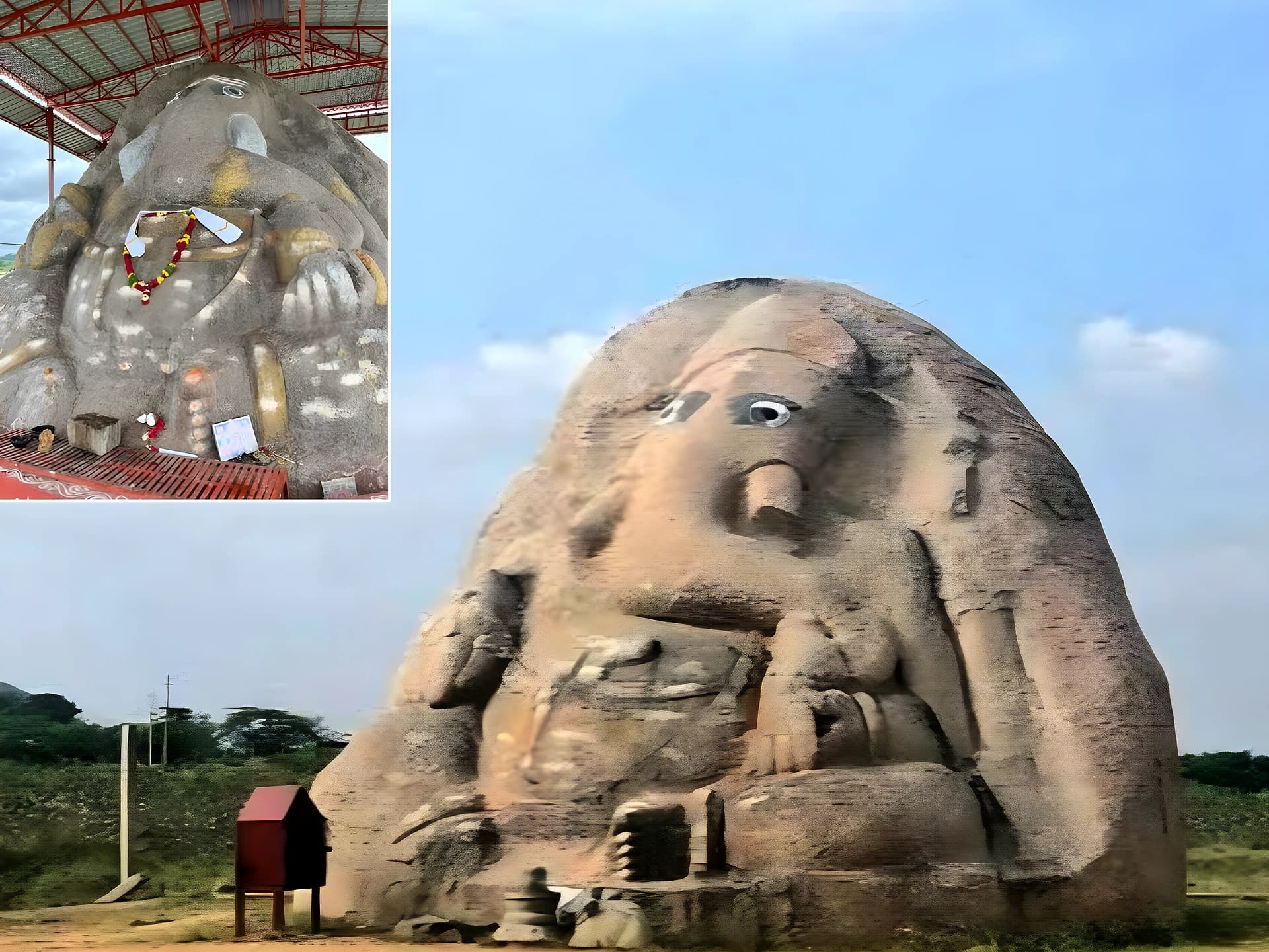 తెలంగాణలో 12వ శతాబ్దం నాటి భారీ గణపతి.. ఎక్కడో తెలుసా?