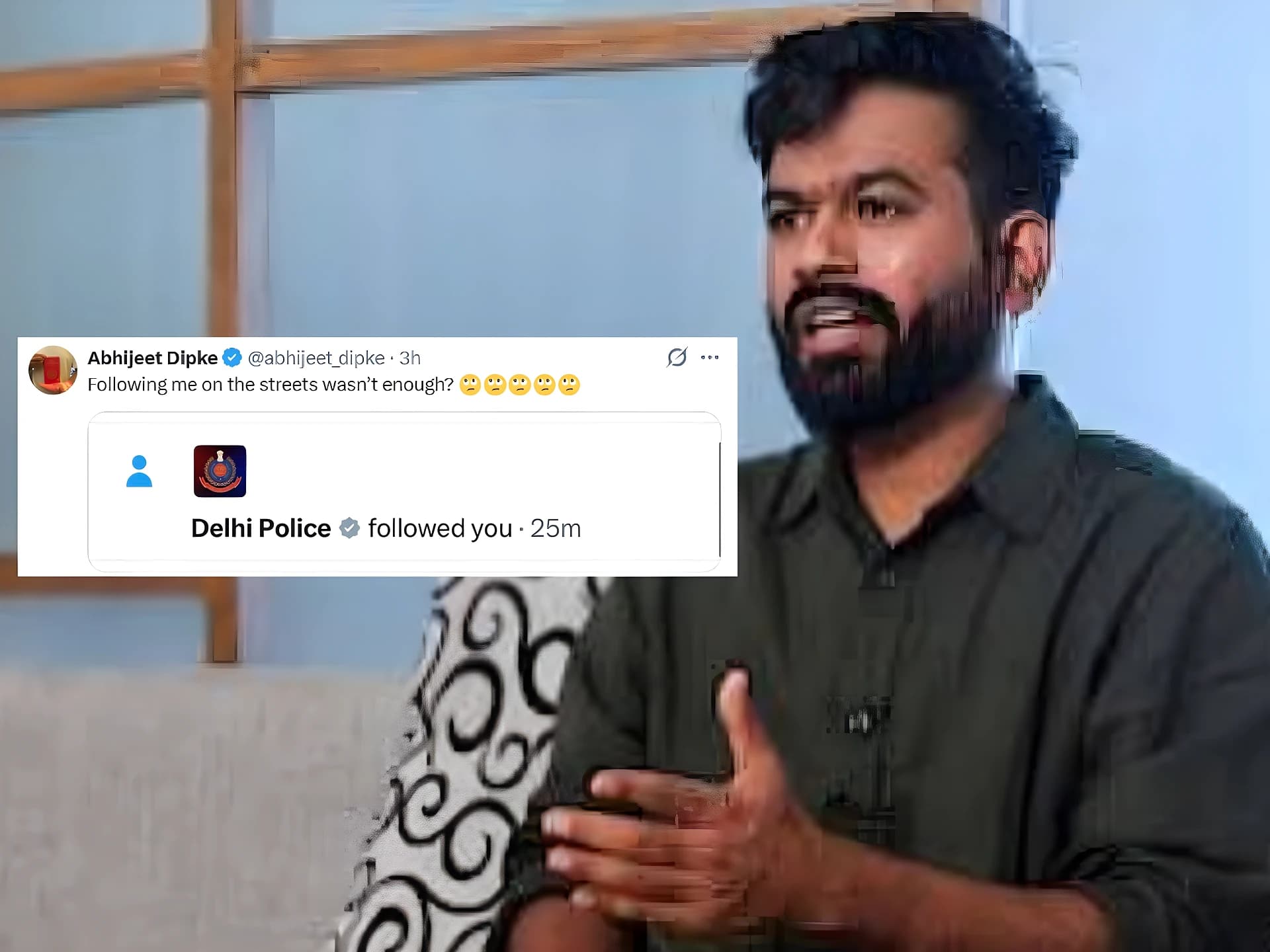 ఢిల్లీ పోలీసుల ‘X’ ఫాలో.. అభిజీత్ దీప్కే రియాక్షన్!