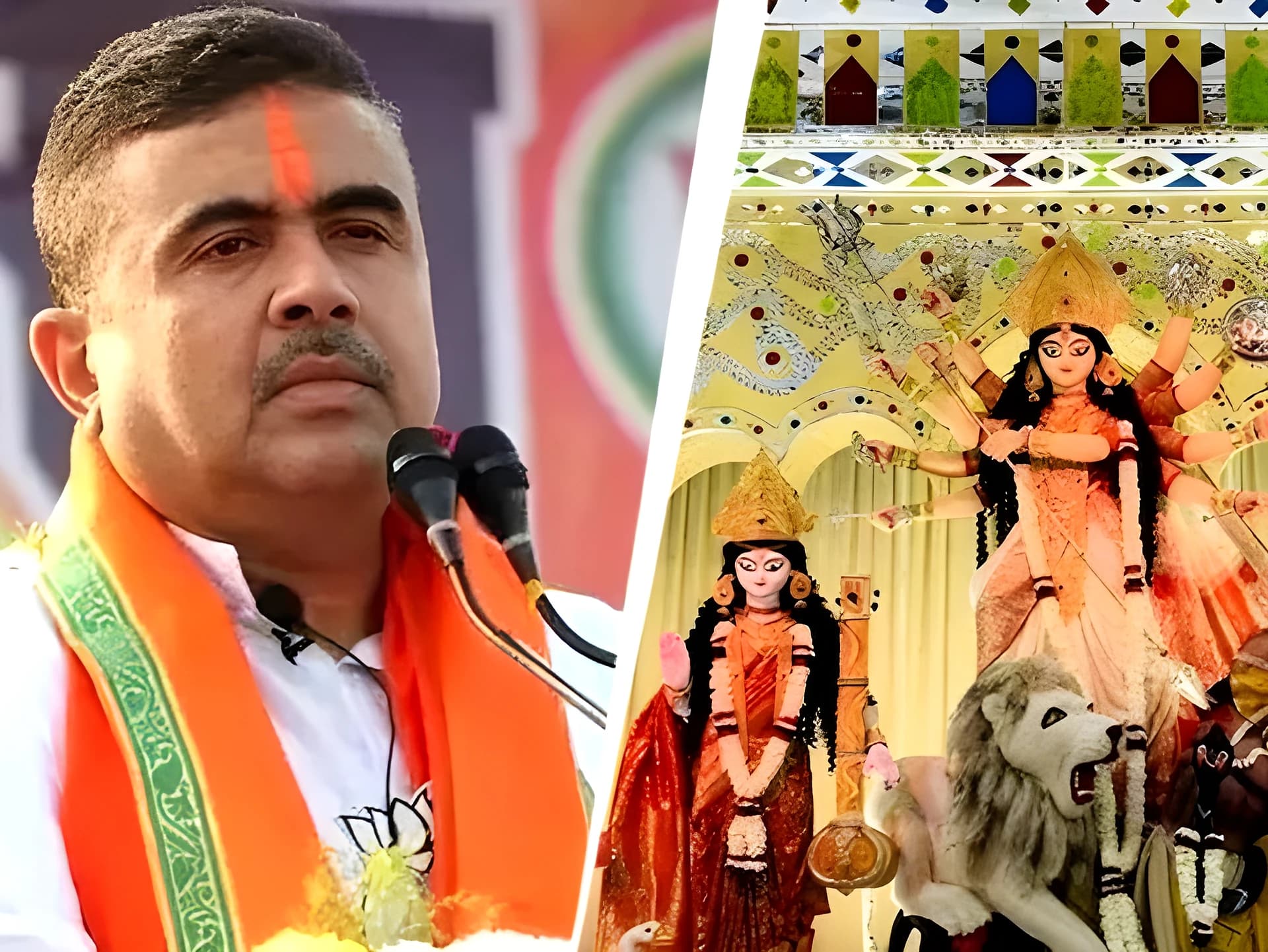 దుర్గాపూజలో నాన్వెజ్.. బెంగాల్లో పొలిటికల్ హీట్!
