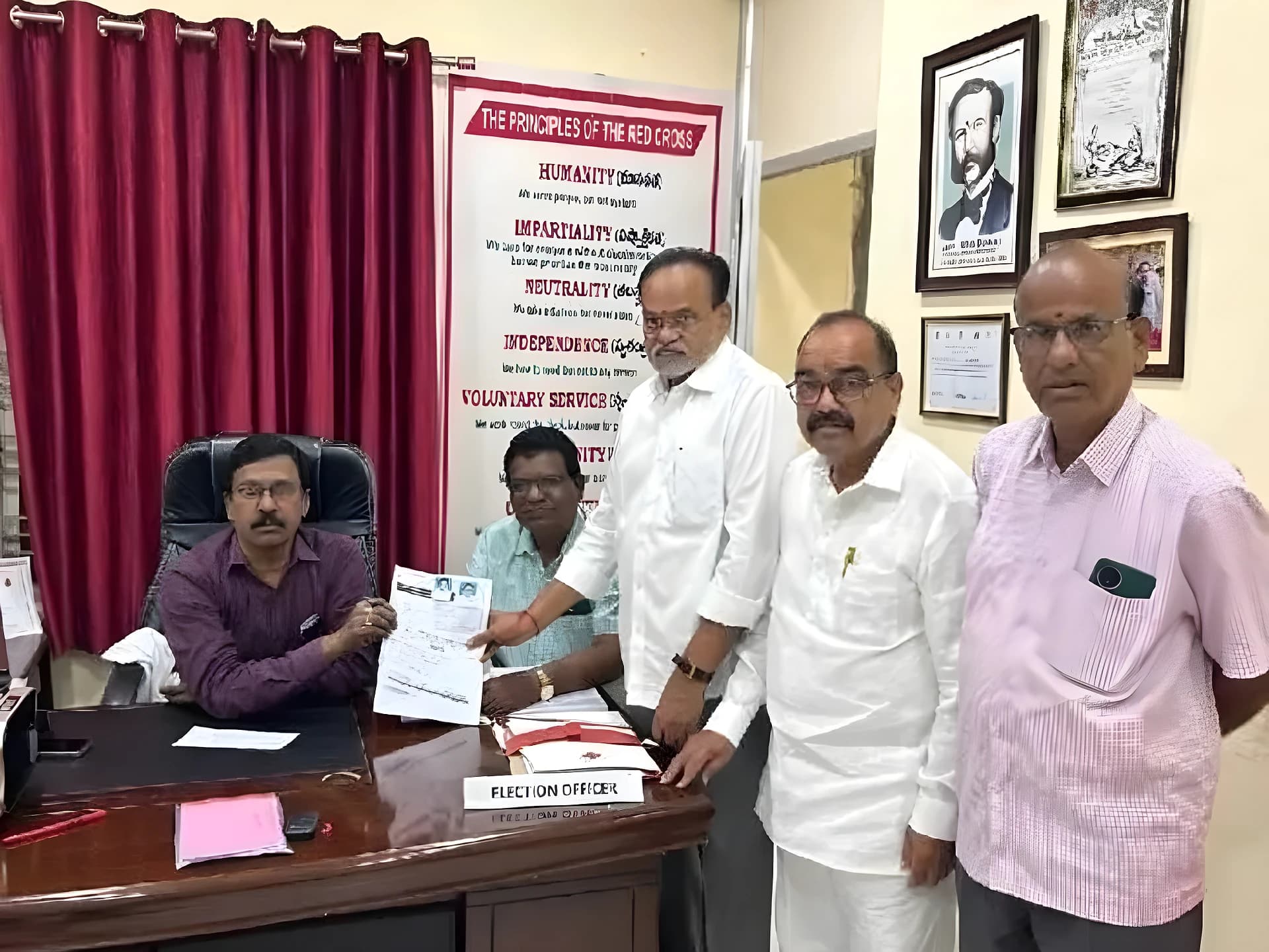 రెడ్ క్రాస్ ఎన్నికలకు 29 నామినేషన్లు