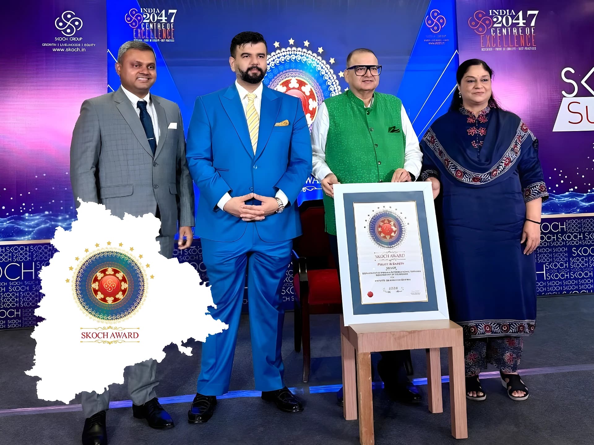 తెలంగాణ జైళ్ల శాఖకు SKOCH అవార్డు!
