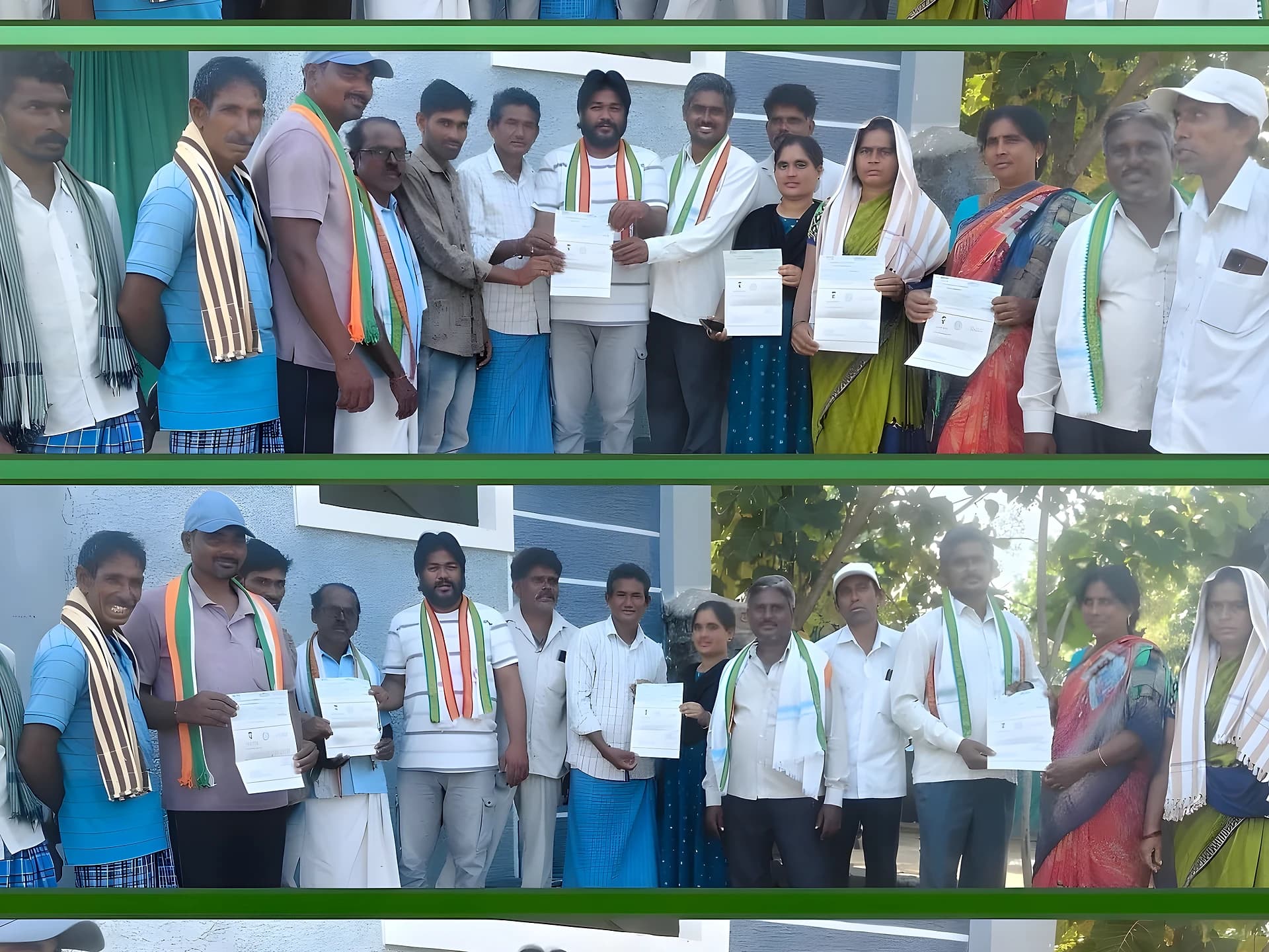 లింగ్యా తండాలో CMRF చెక్కుల పంపిణీ