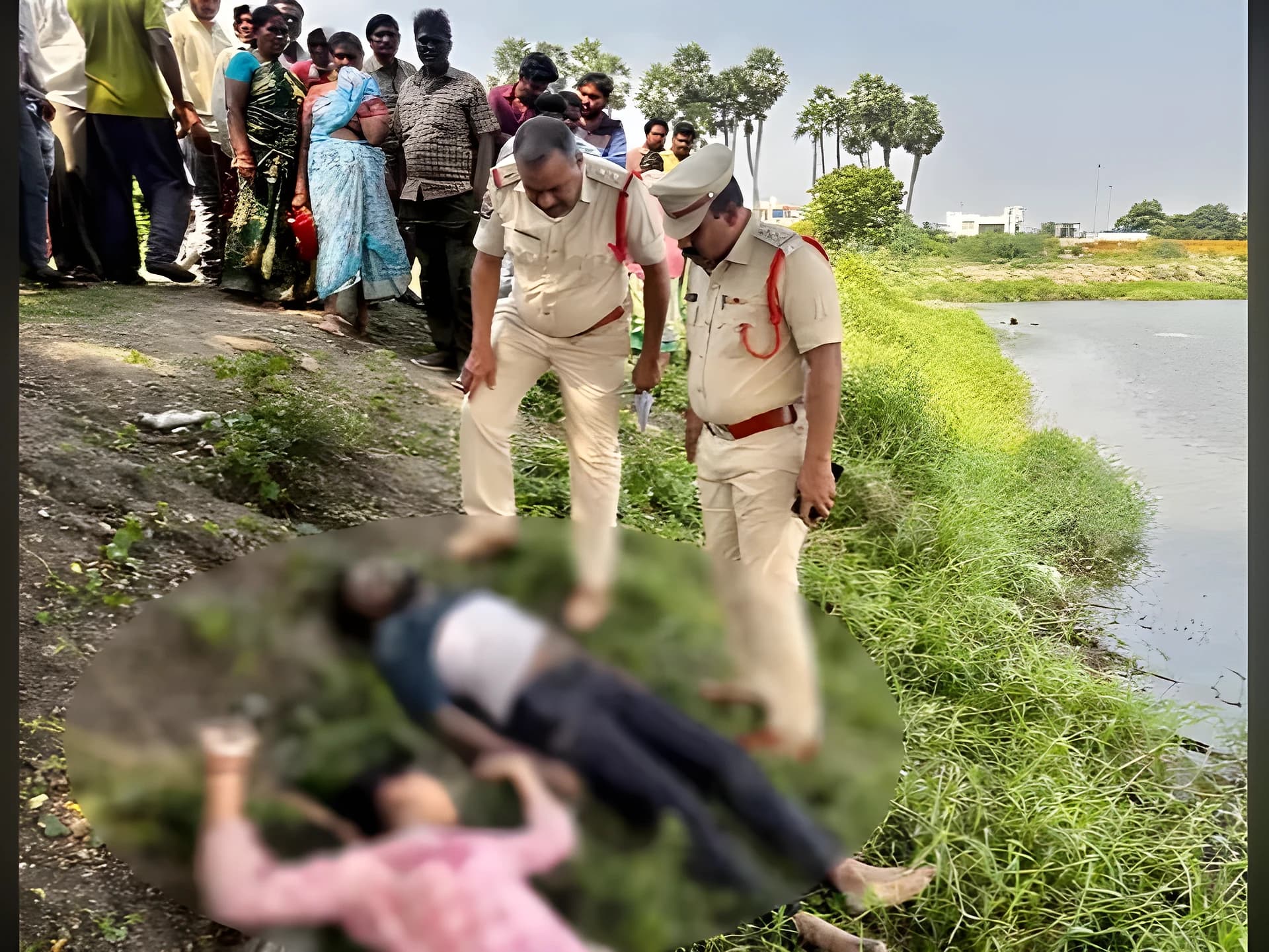 కోనంకి చెరువులో ప్రేమజంట ఆత్మహత్య