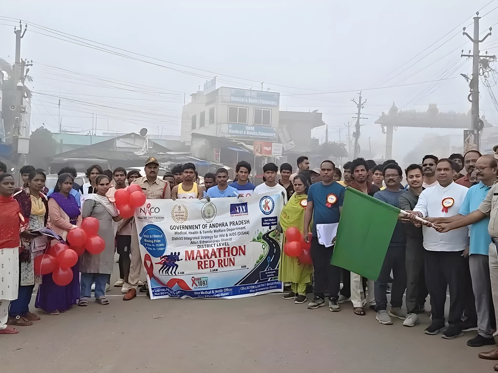 పాడేరులో Red Ribbon 5K మారథాన్