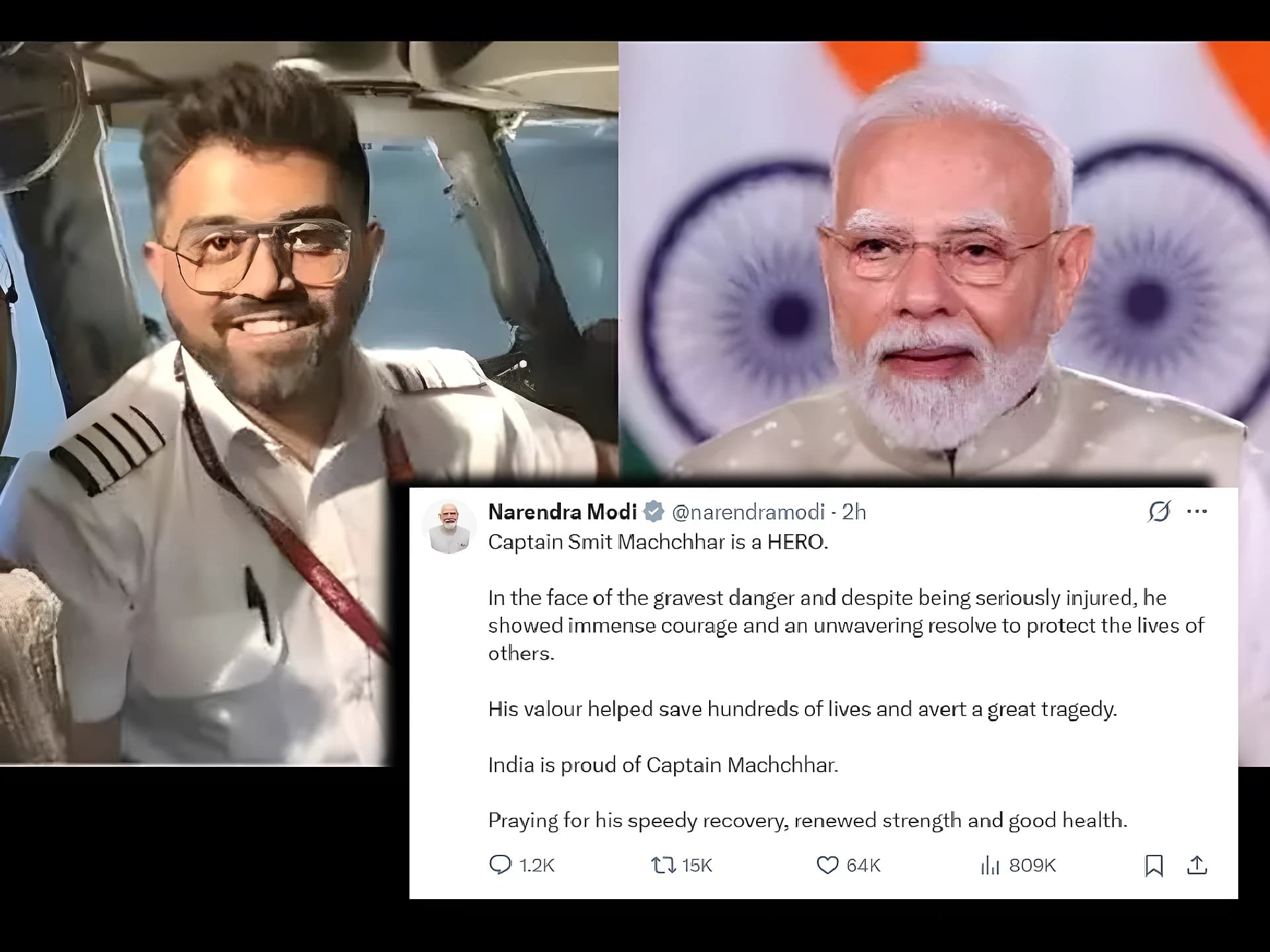 "రియల్ హీరో".. మోదీ ప్రశంసలు