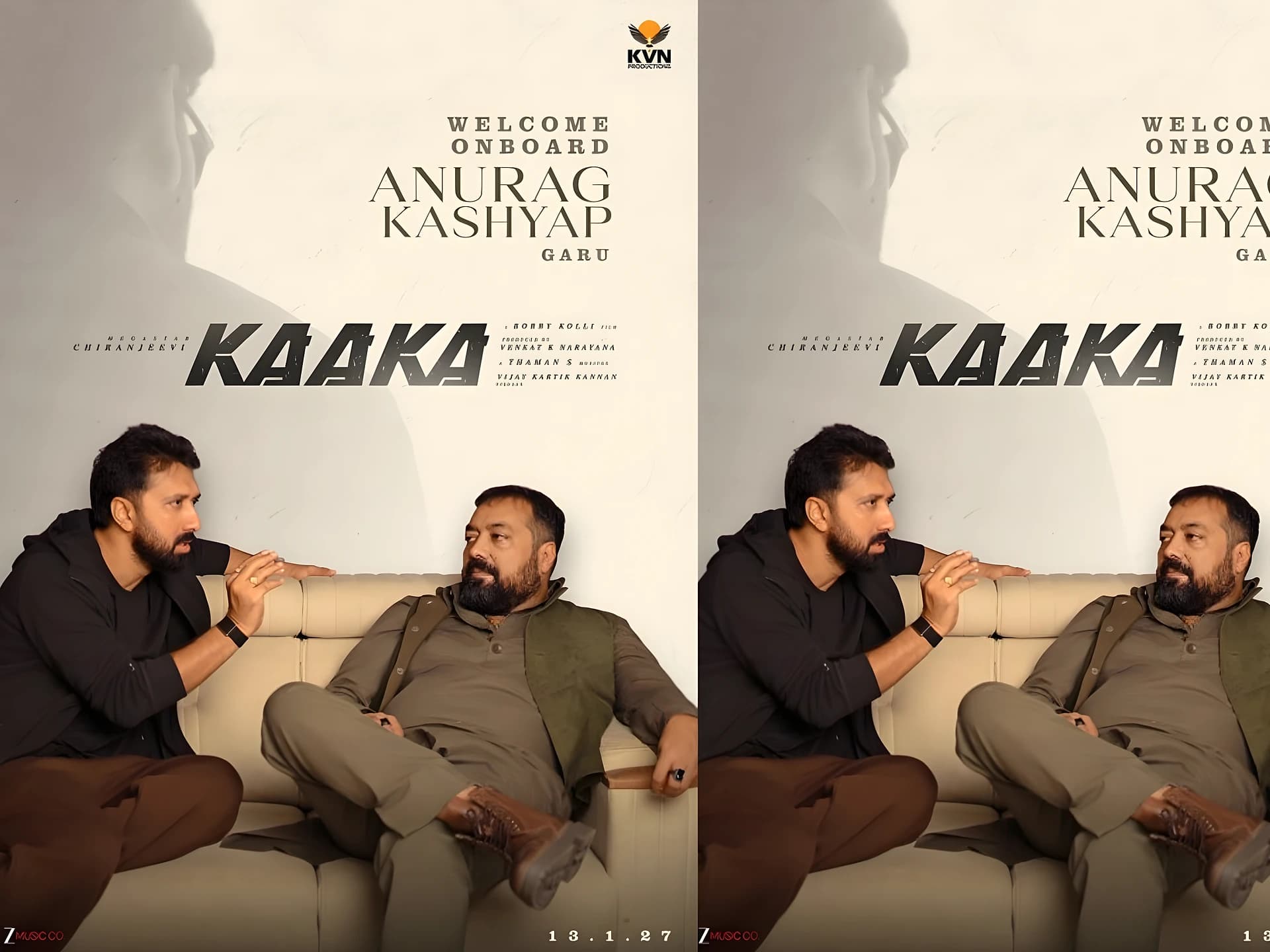 చిరంజీవి ‘కాకా’లో బాలీవుడ్ డైరెక్టర్ అనురాగ్ కశ్యప్