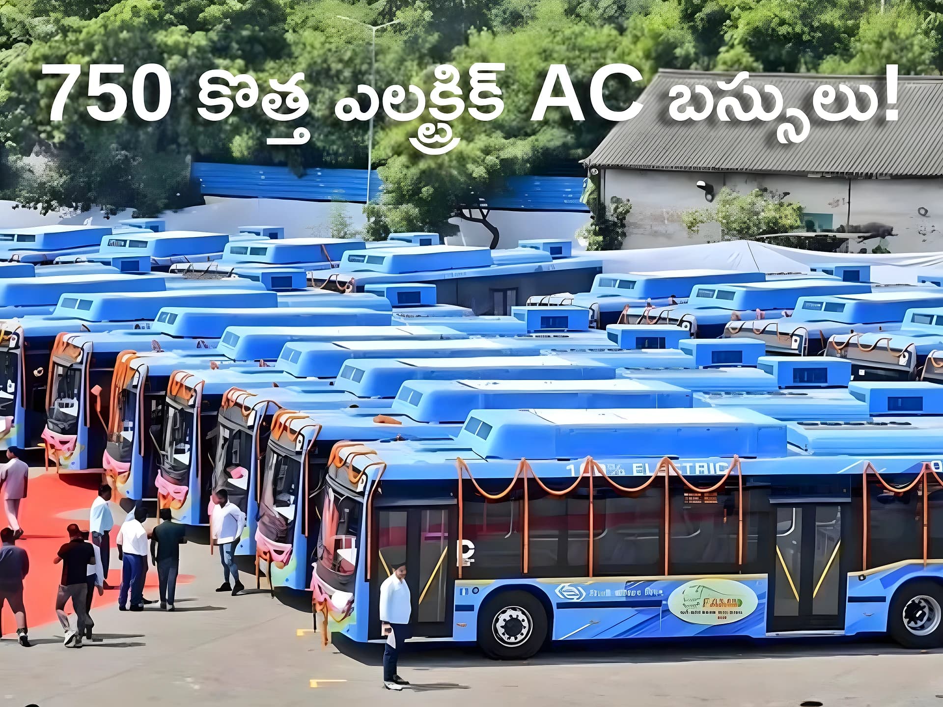 APకి 750 ఎలక్ట్రిక్ AC బస్సులు!