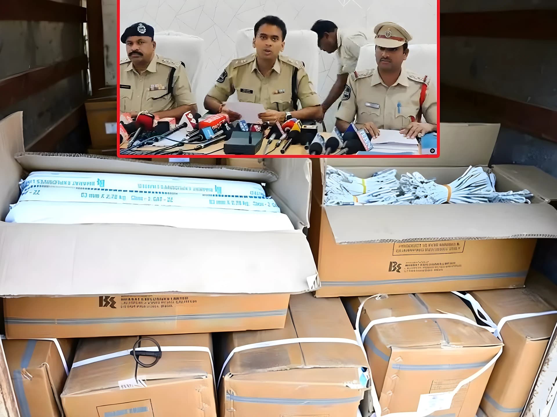 తెలుగు రాష్ట్రాలకు బ్లాస్ట్ మెటీరియల్.. ఏడుగురు అరెస్ట్!