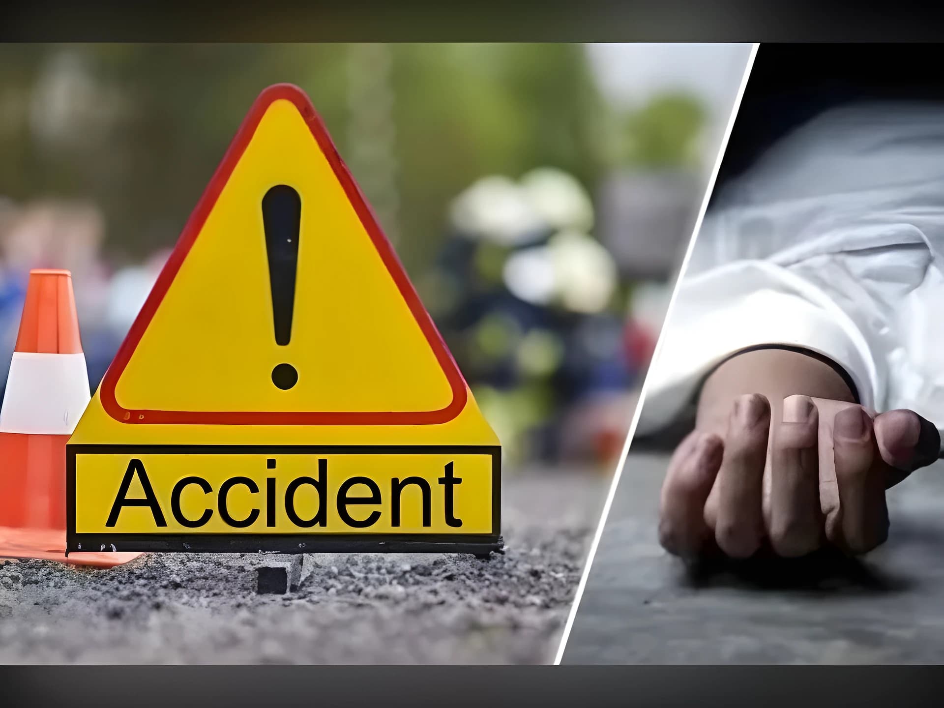 డీసీఎం ఢీకొని బైకర్ వ్యక్తి మృతి