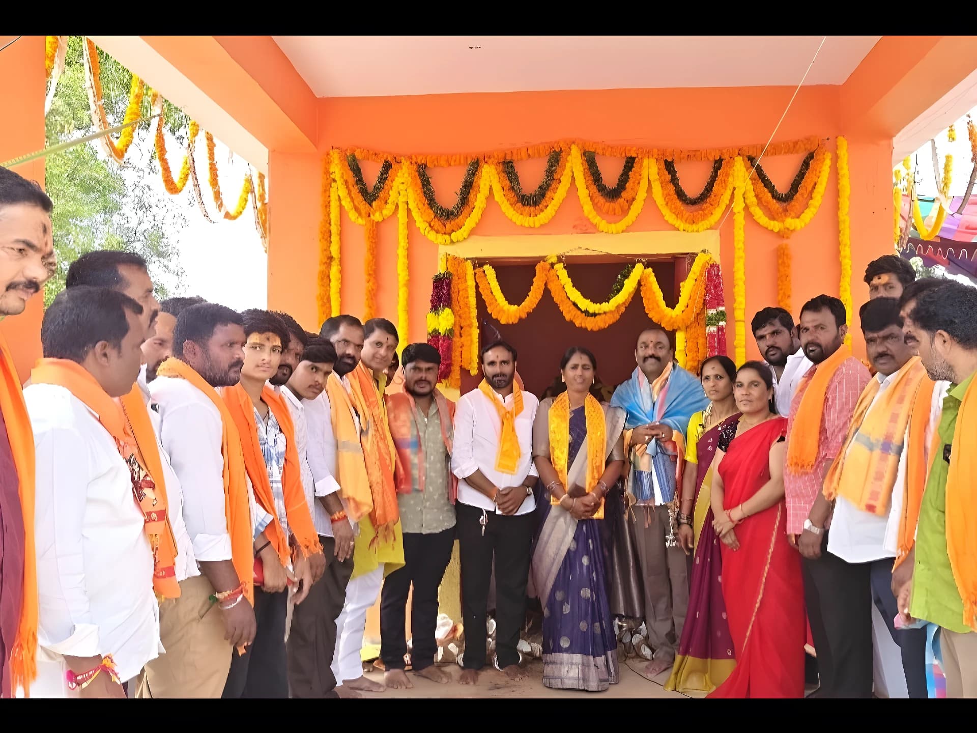 మేళ్లగూడలో ఆంజనేయ స్వామి విగ్రహ ప్రతిష్టాపన