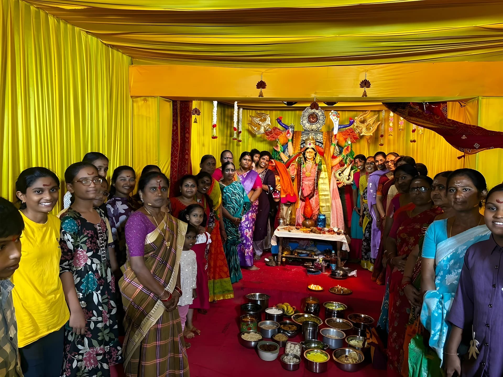 బెజ్జంకిలో భక్తిభావంతో దుర్గామాత ఉత్సవాలు