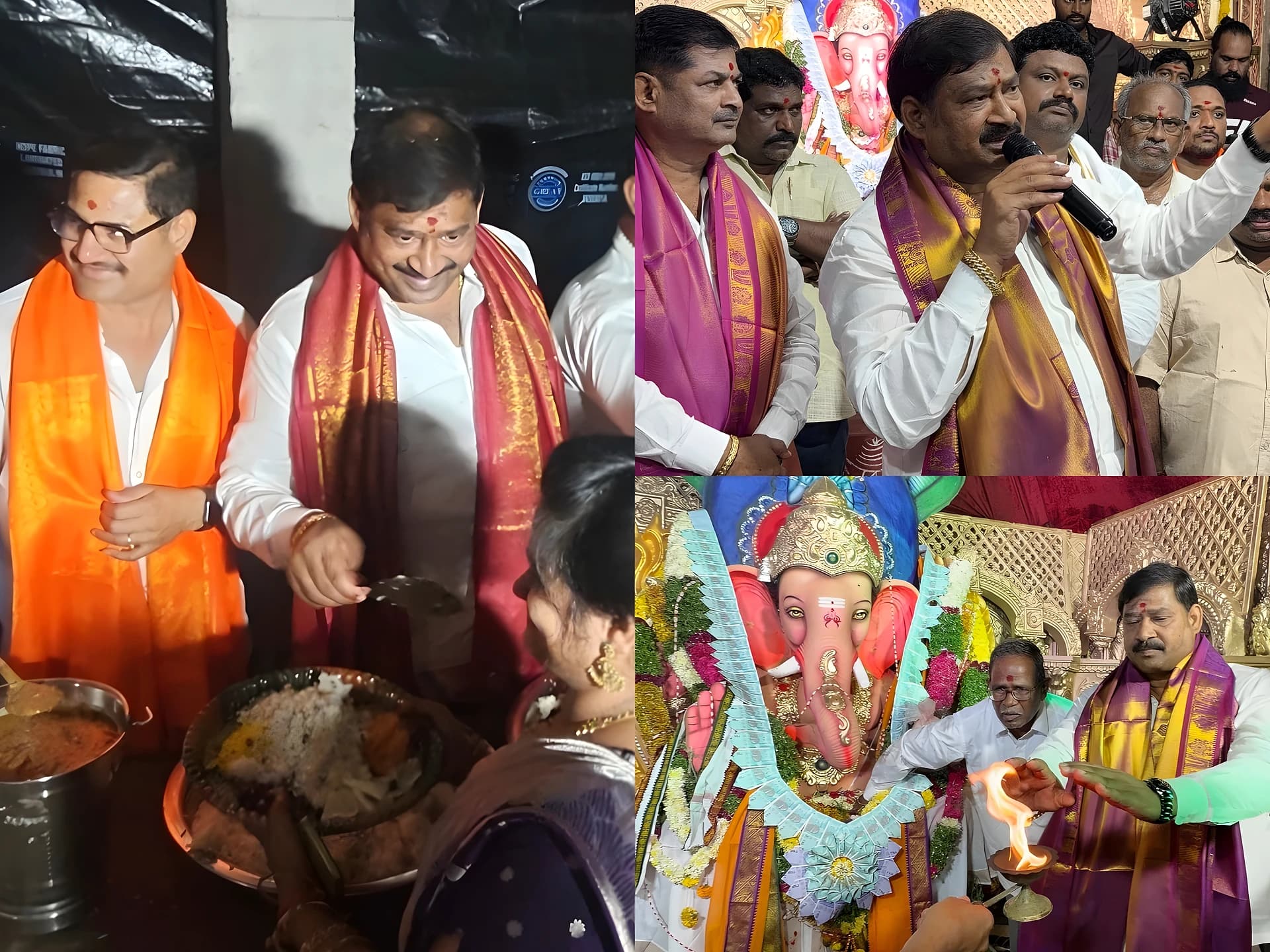 గణనాథుల సన్నిధిలో నందారం నరసింహ గౌడ్
