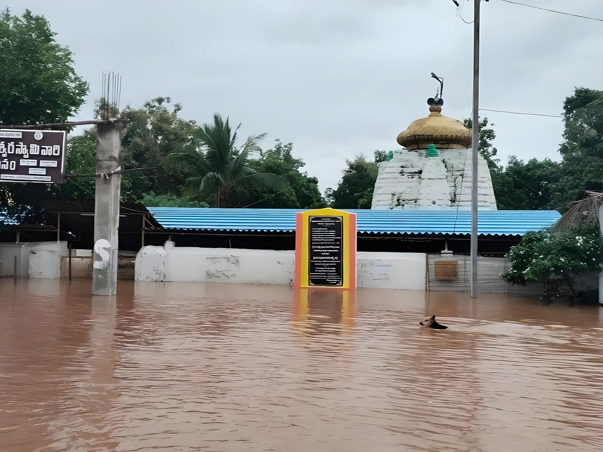 జలదిగ్భంధంలో సంగమేశ్వరుడు