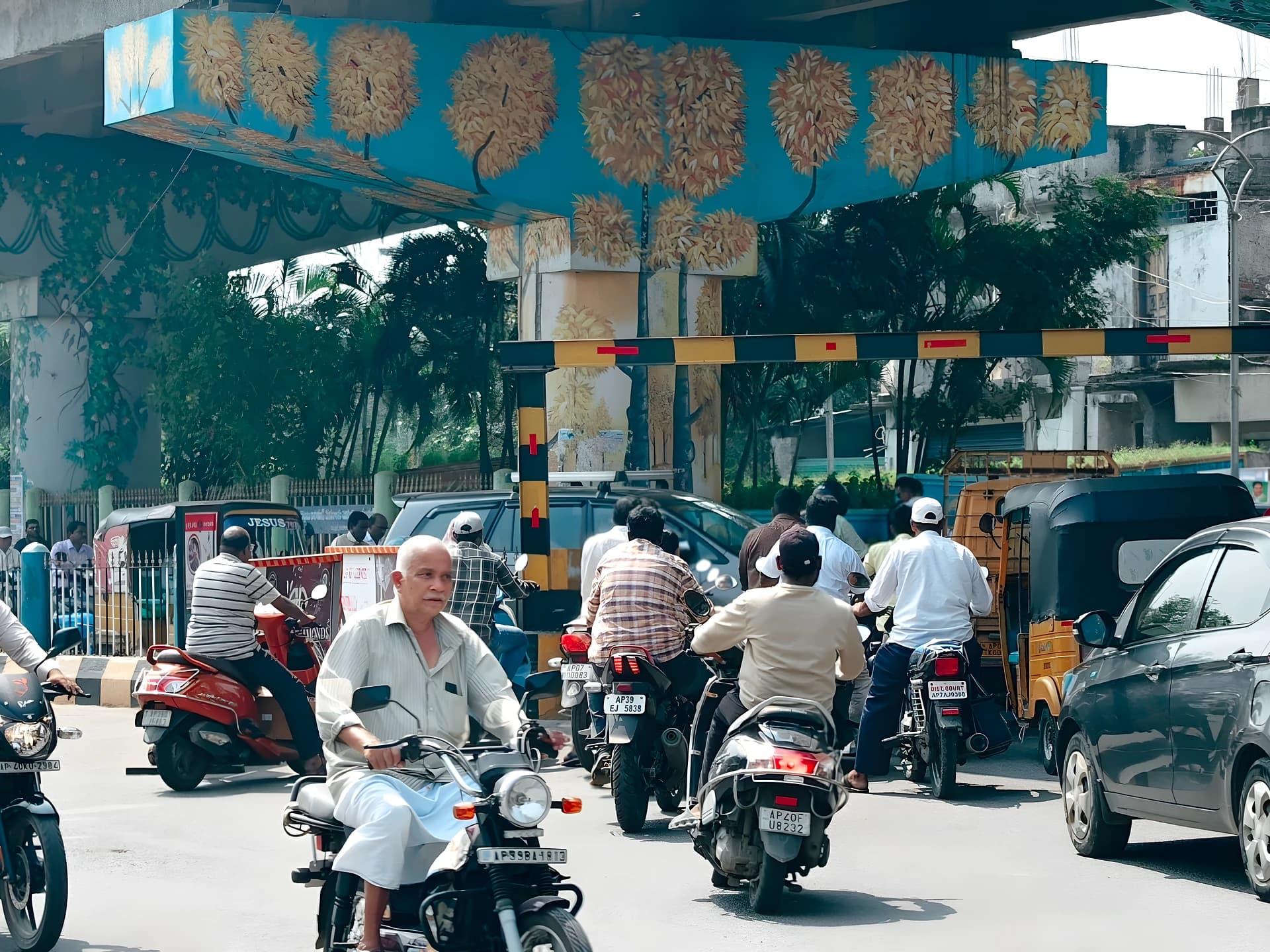 కంకరగుట్ట RUB వద్ద ట్రాఫిక్ సమస్య