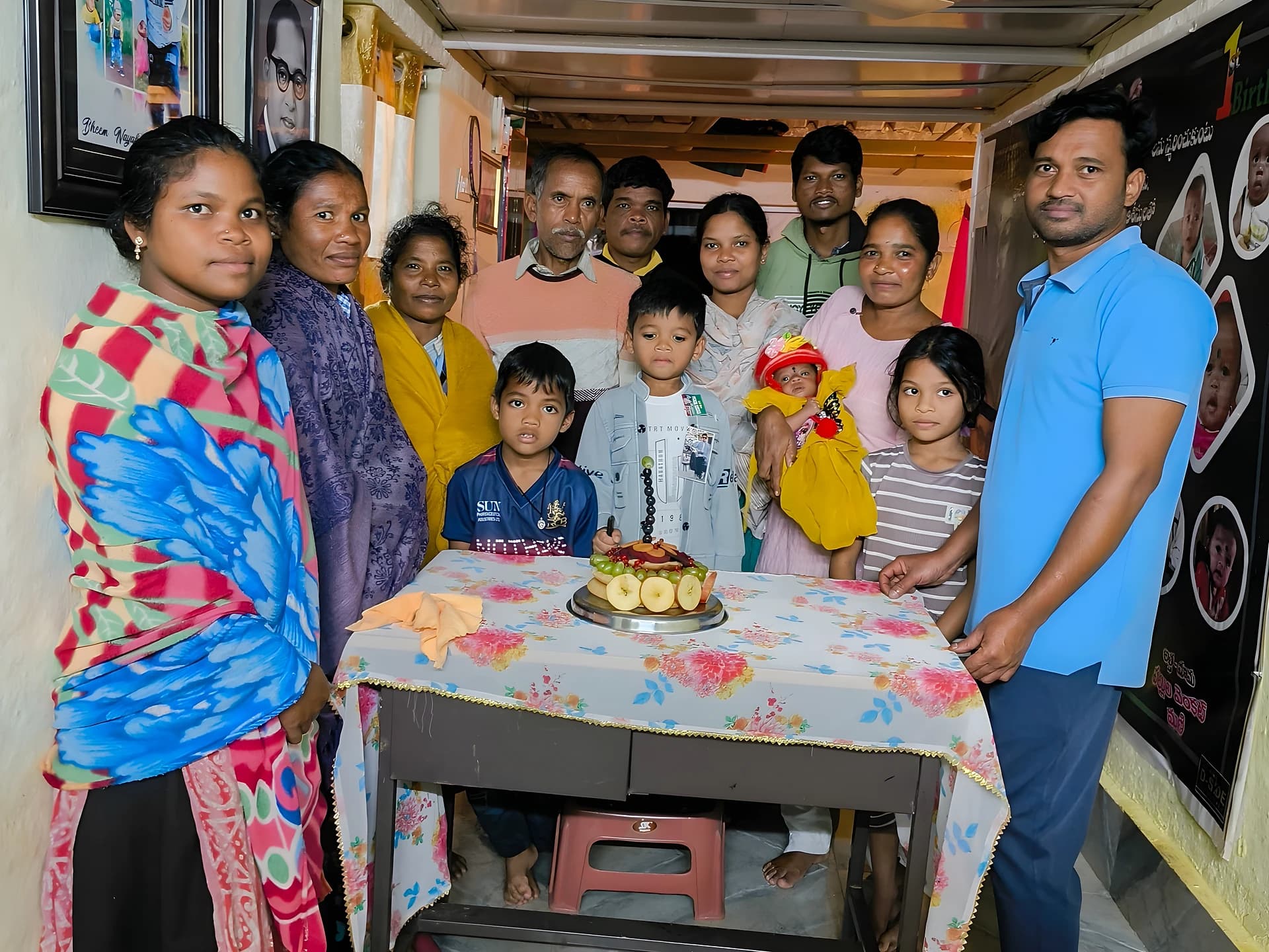 కూరగాయలతో బర్త్డే 🥦🍎🎂