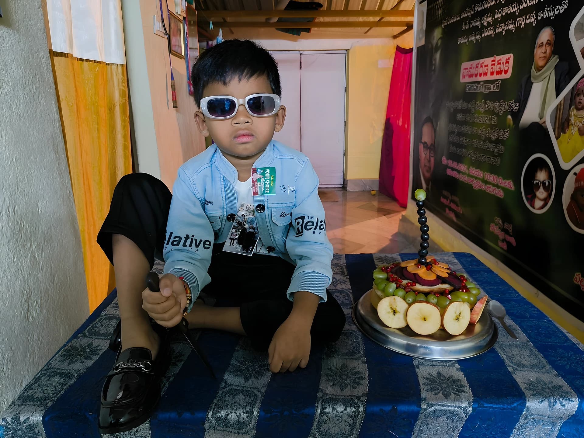 కూరగాయలతో బర్త్డే 🥦🍎🎂