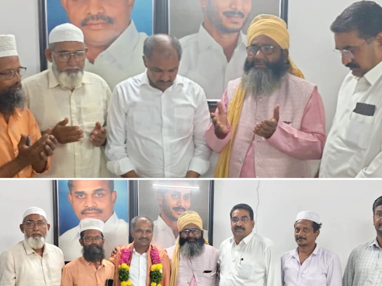 మంగళగిరి వైసీపీ సమన్వయకర్తకు ఘన సత్కారం!