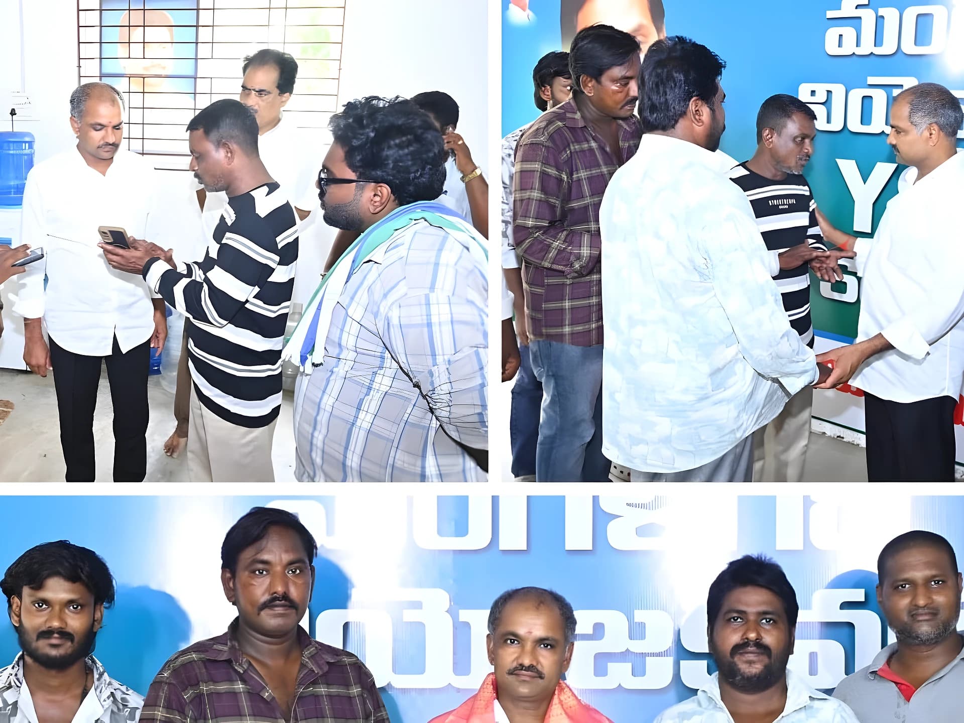 సోమిరెడ్డిని కలిసిన ఆటో యూనియన్ నాయకులు