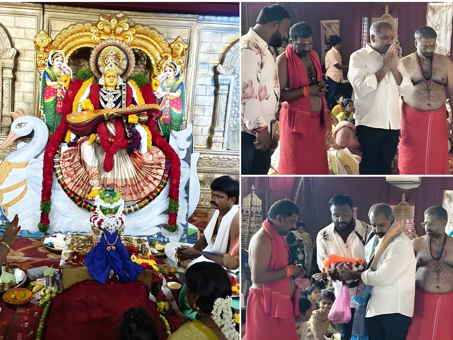 దేవి శరన్నవరాత్రి ఉత్సవాల్లో YCP నేత