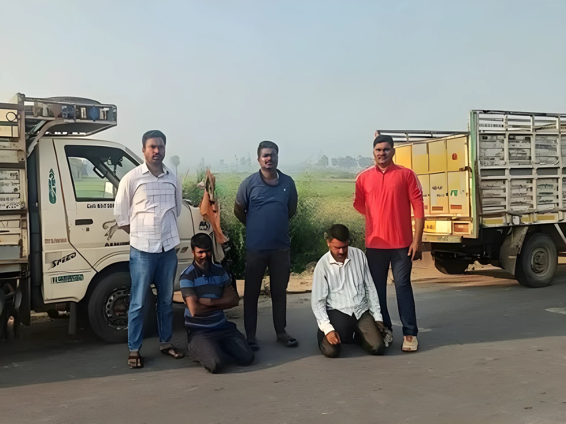 మంథనిలో 11 ఆవులు పట్టివేత