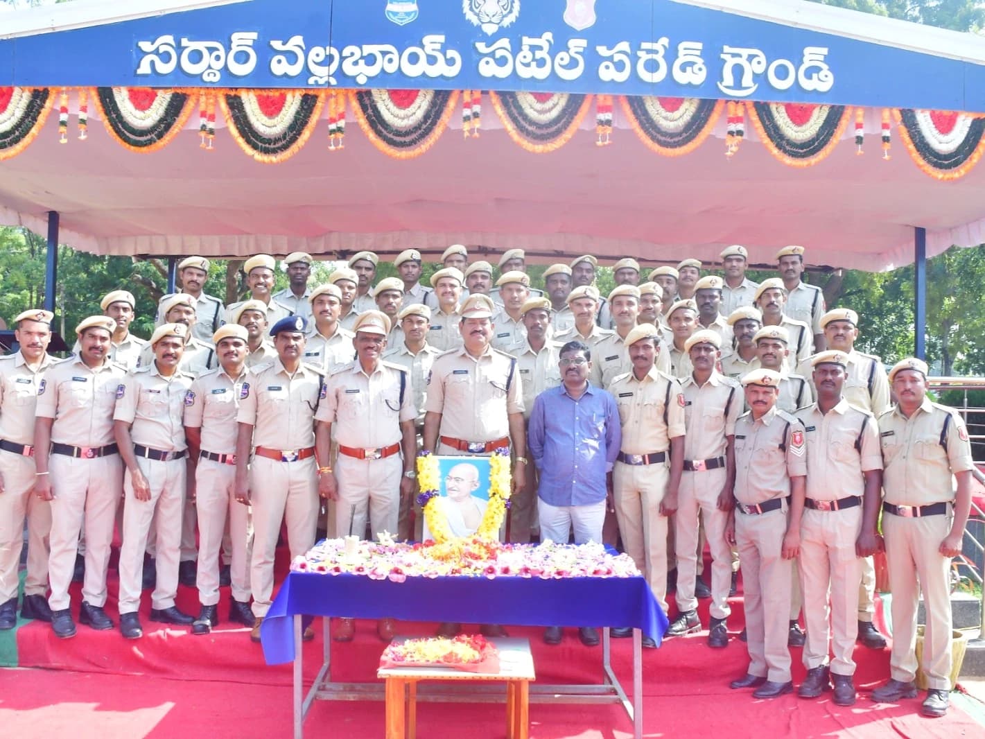7వ బెటాలియన్లో గాంధీ జయంతి