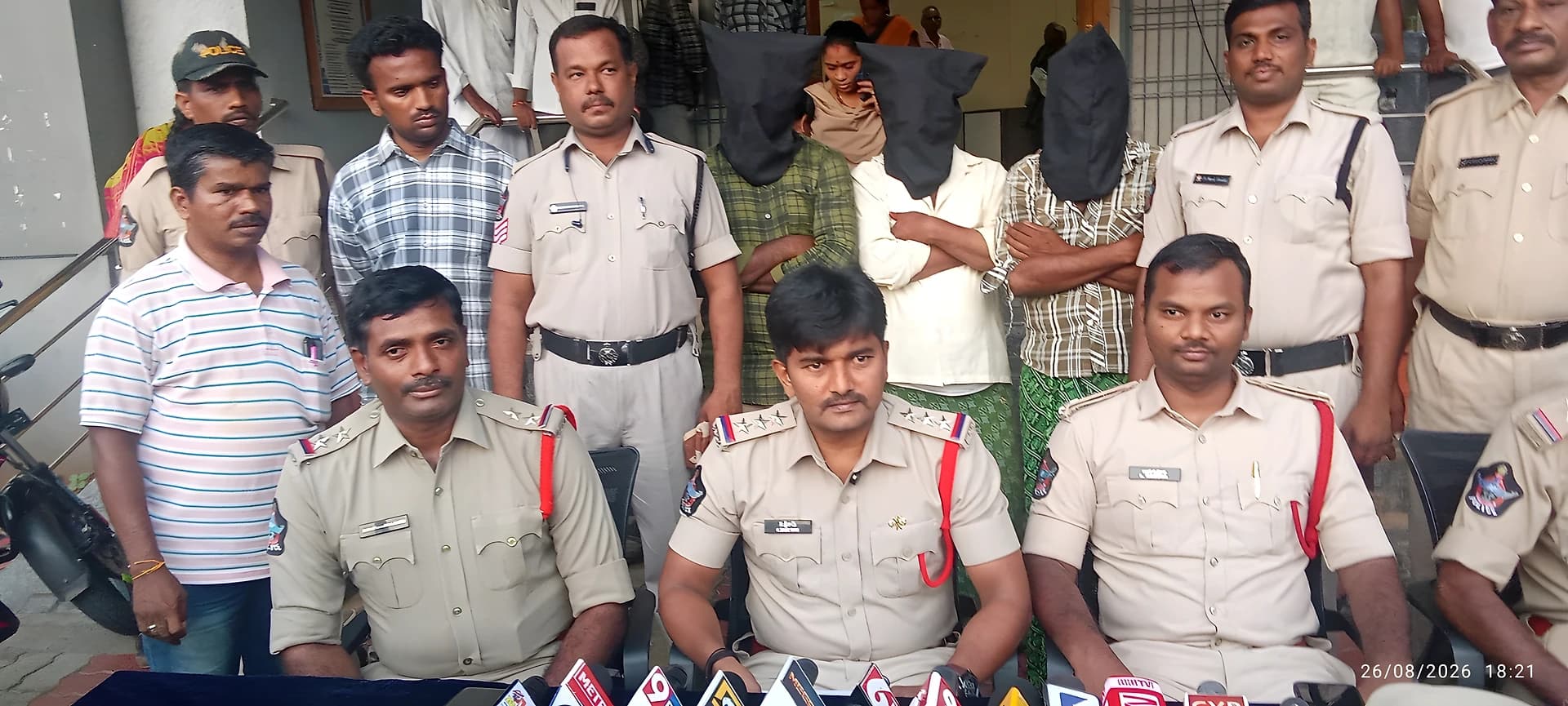 పులివెందులలో దొంగల ముఠా అరెస్ట్