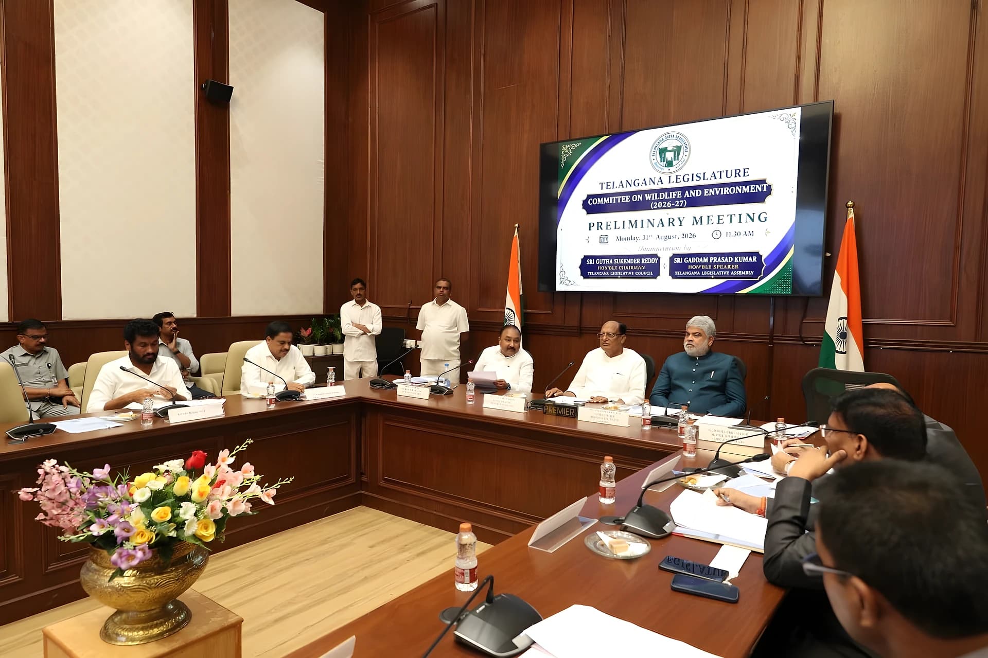 వన్యప్రాణుల, పర్యావరణ పరిరక్షణపై కమిటీ సమావేశం