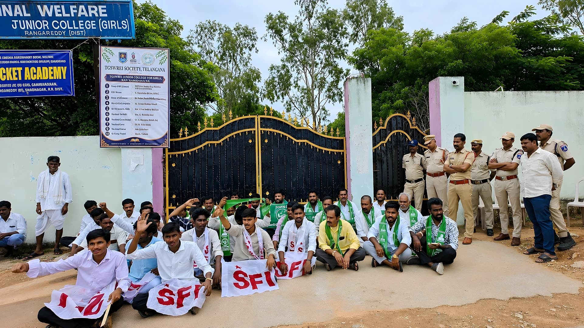 గురుకుల విద్యార్థిని మృతిపై ఆందోళన