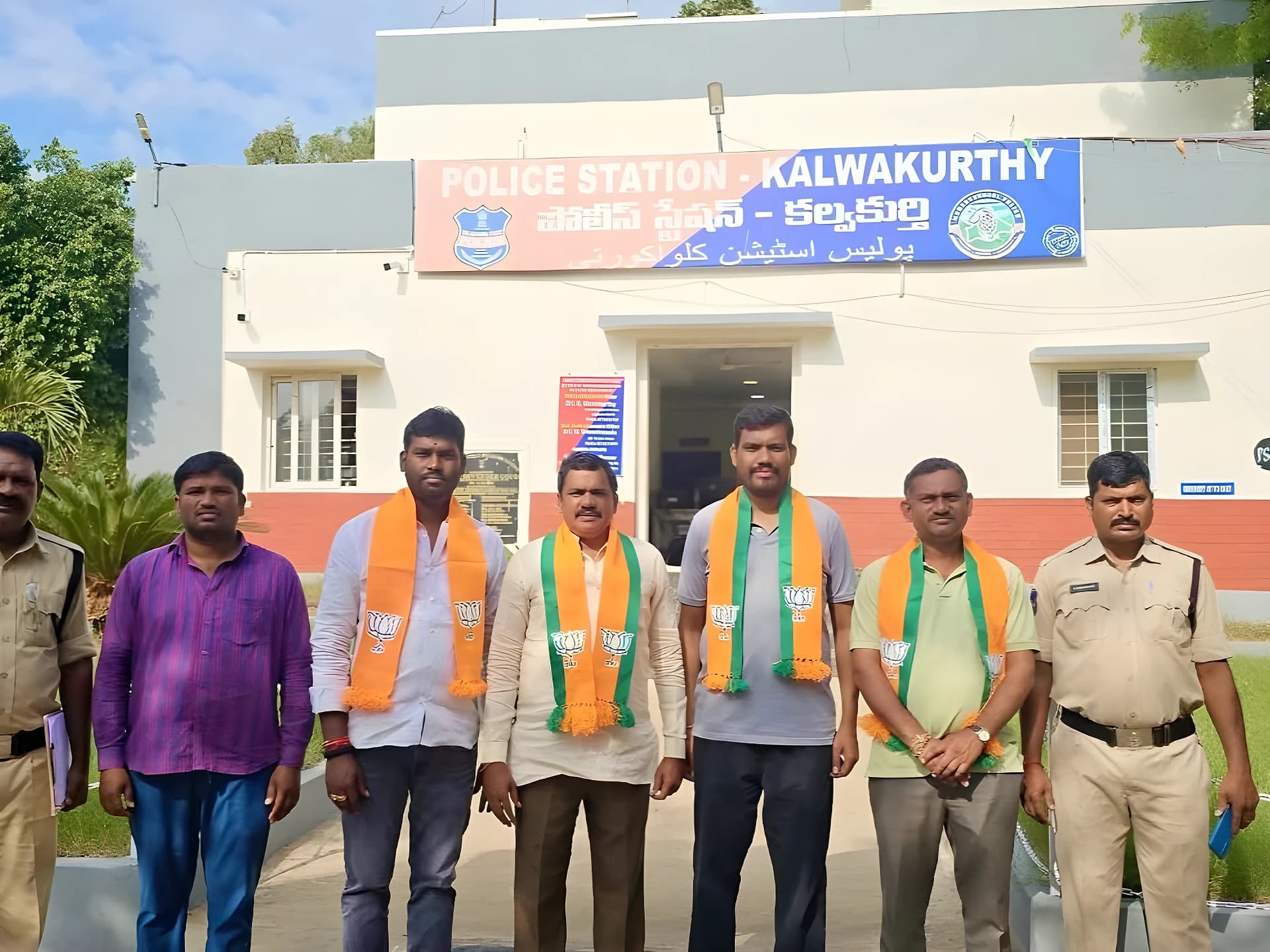 కల్వకుర్తిలో బిజెపి నాయకుల అరెస్ట్