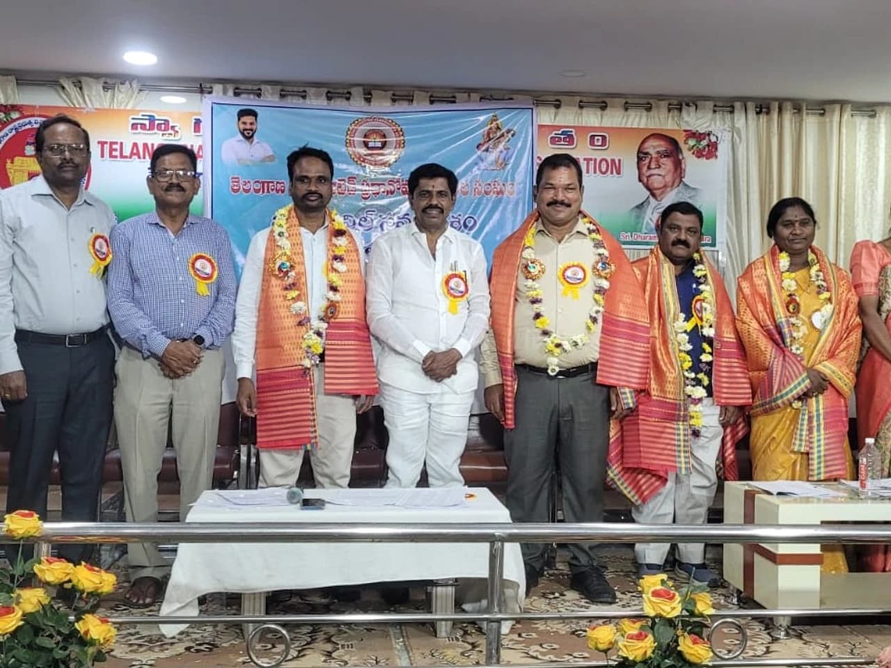 గెజిటెడ్ HMల సంఘం జిల్లా అధ్యక్షులుగా సాయన్న