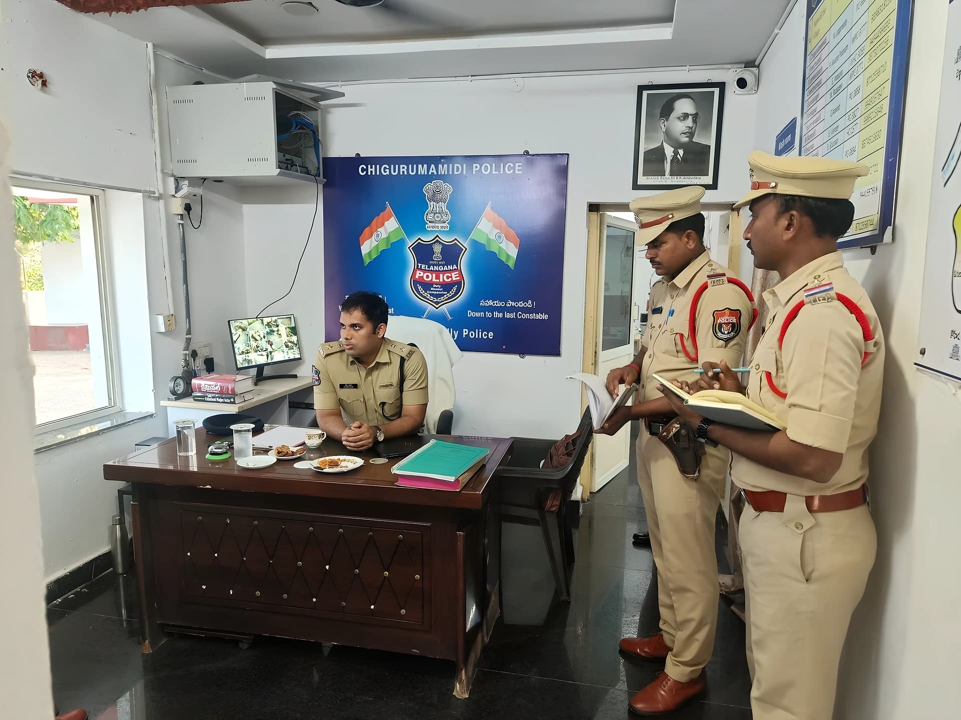 చిగురుమామిడి పోలీస్ స్టేషన్ ఆకస్మిక తనిఖీ